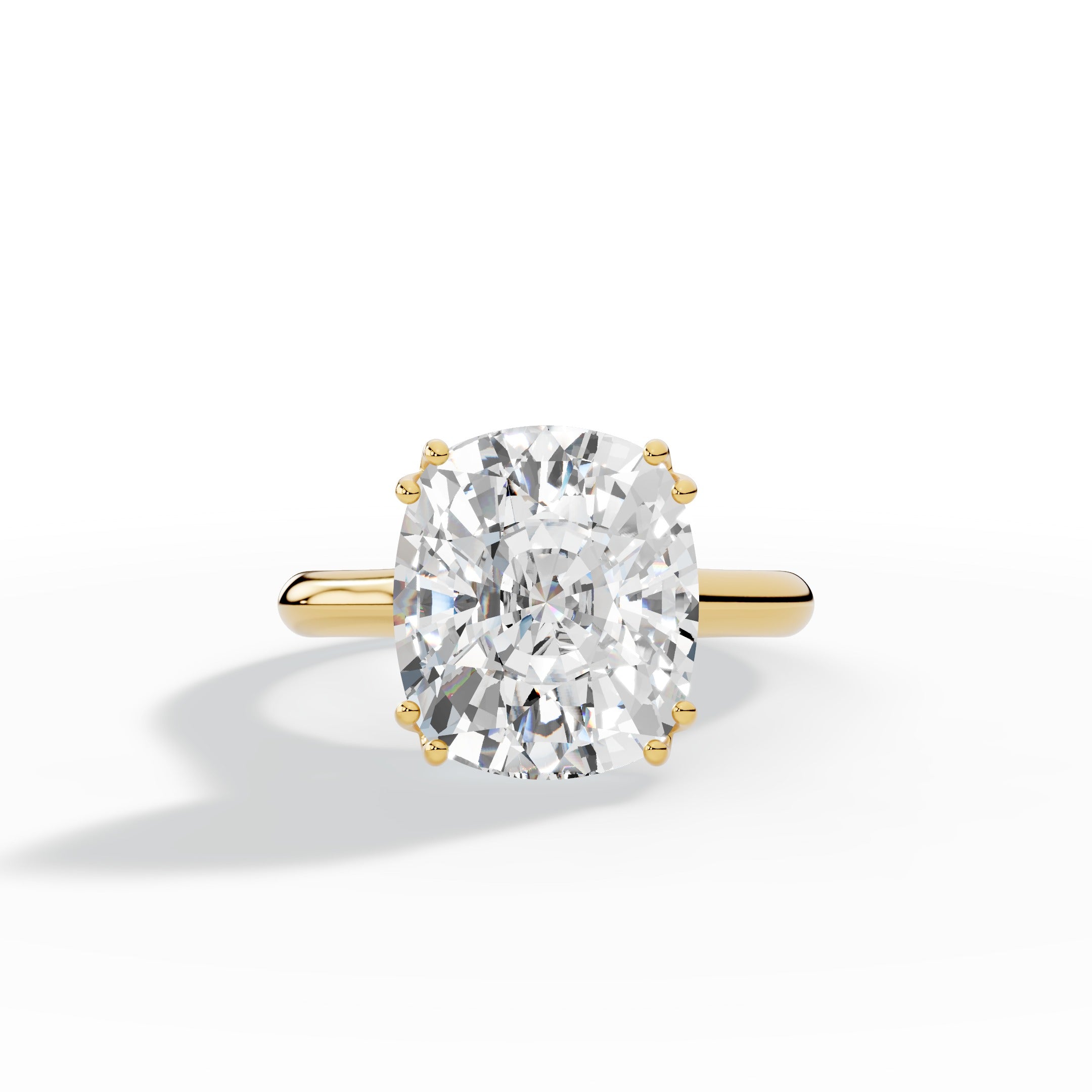 Cushion Solitaire Ring