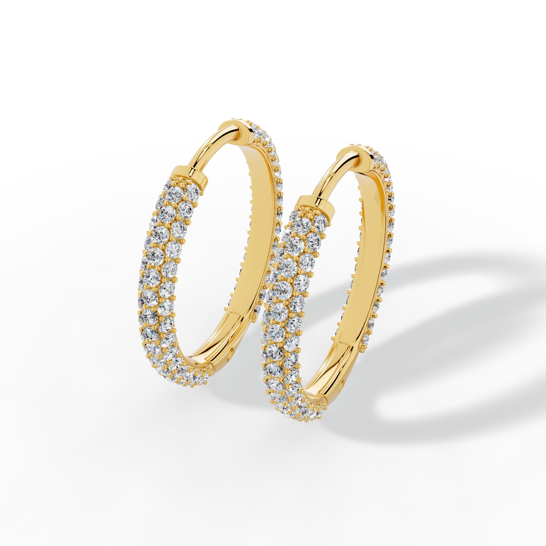 Celestia Pavé Hoop Earring