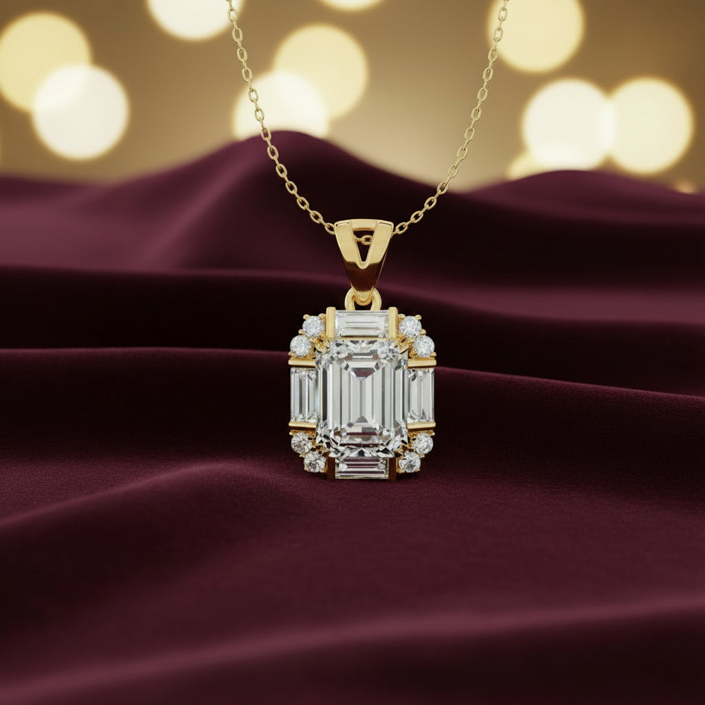Regalia Emerald Pendant