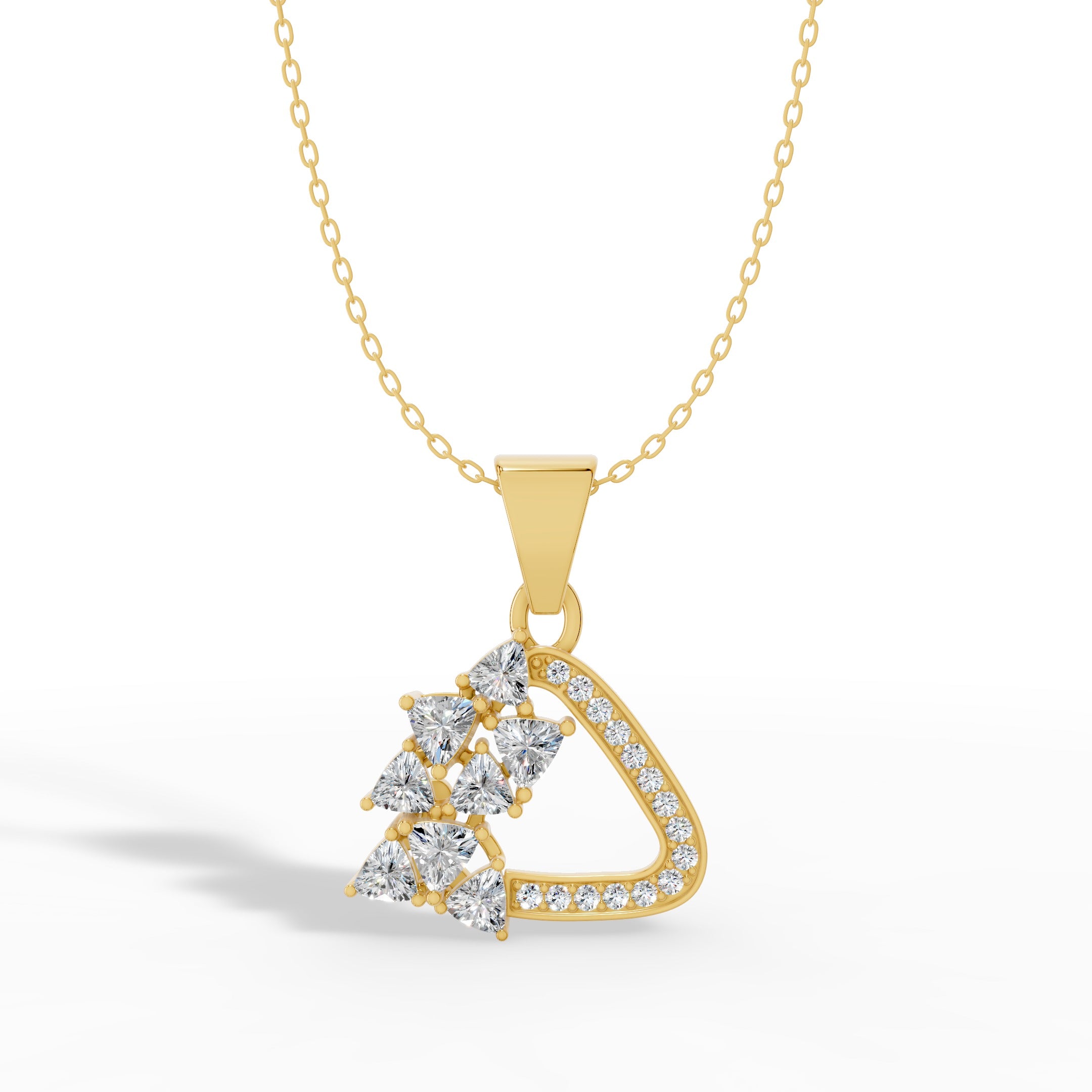 Starlit Triangle Pendant