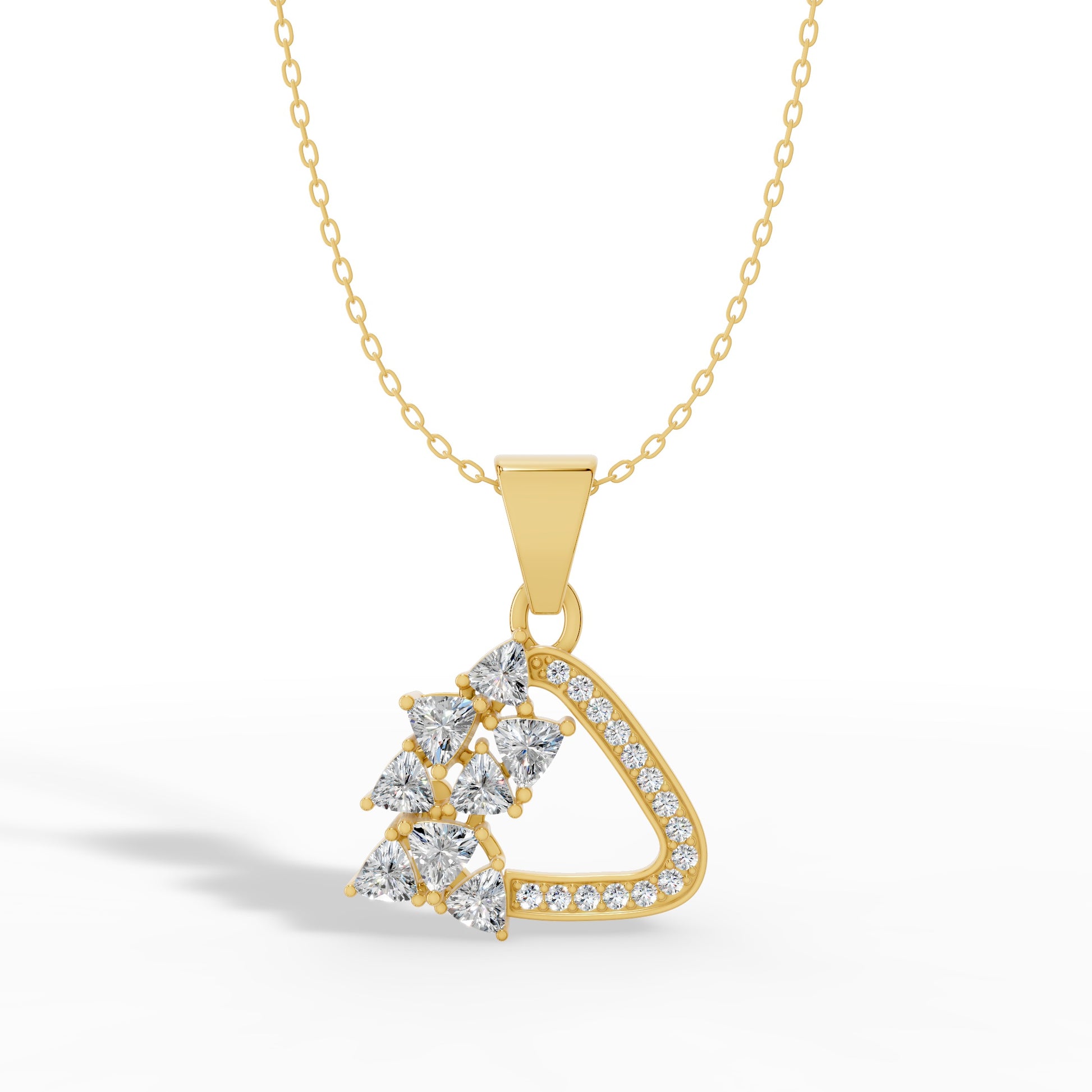 Starlit Triangle Pendant
