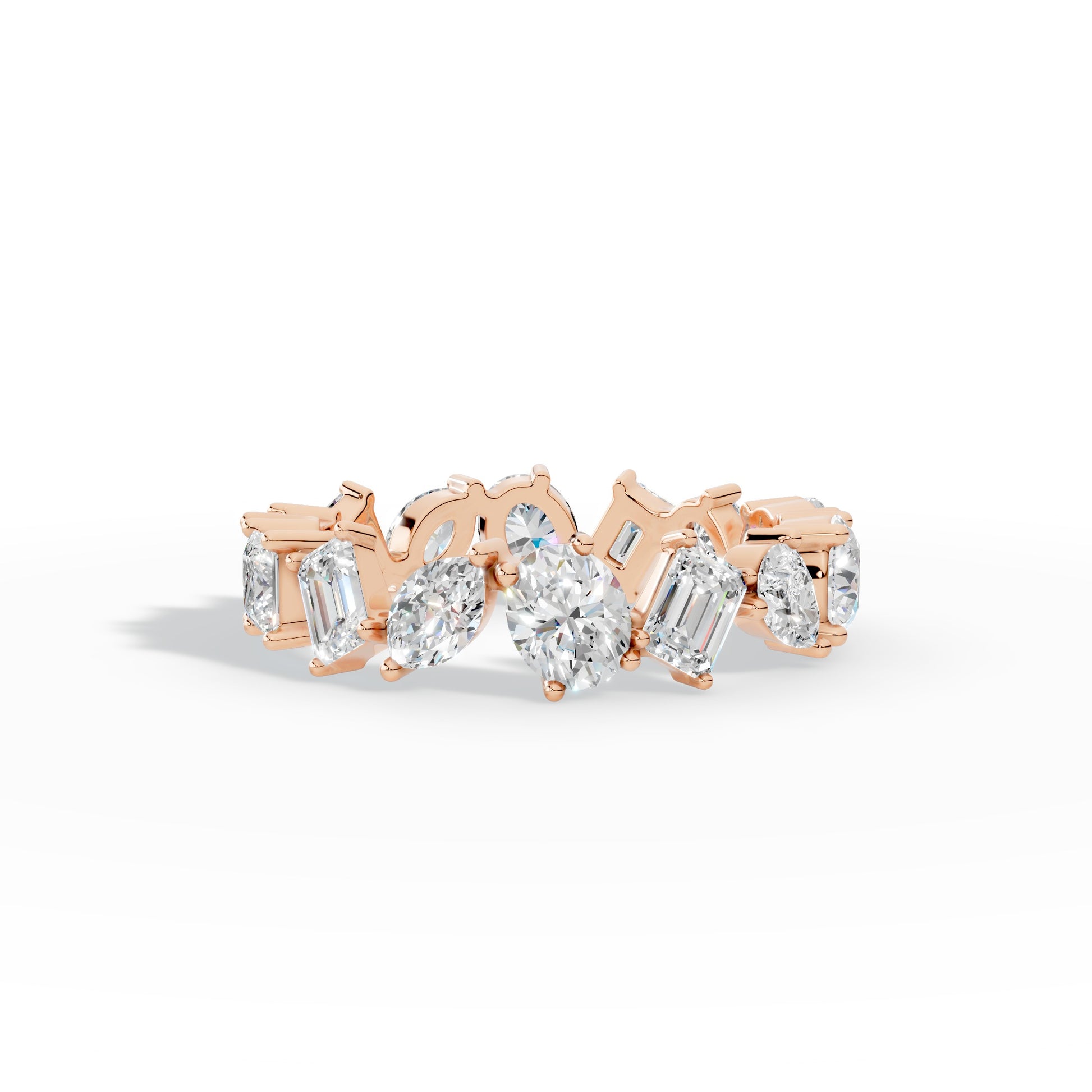 Artisan Facet Eternity Band Ring
