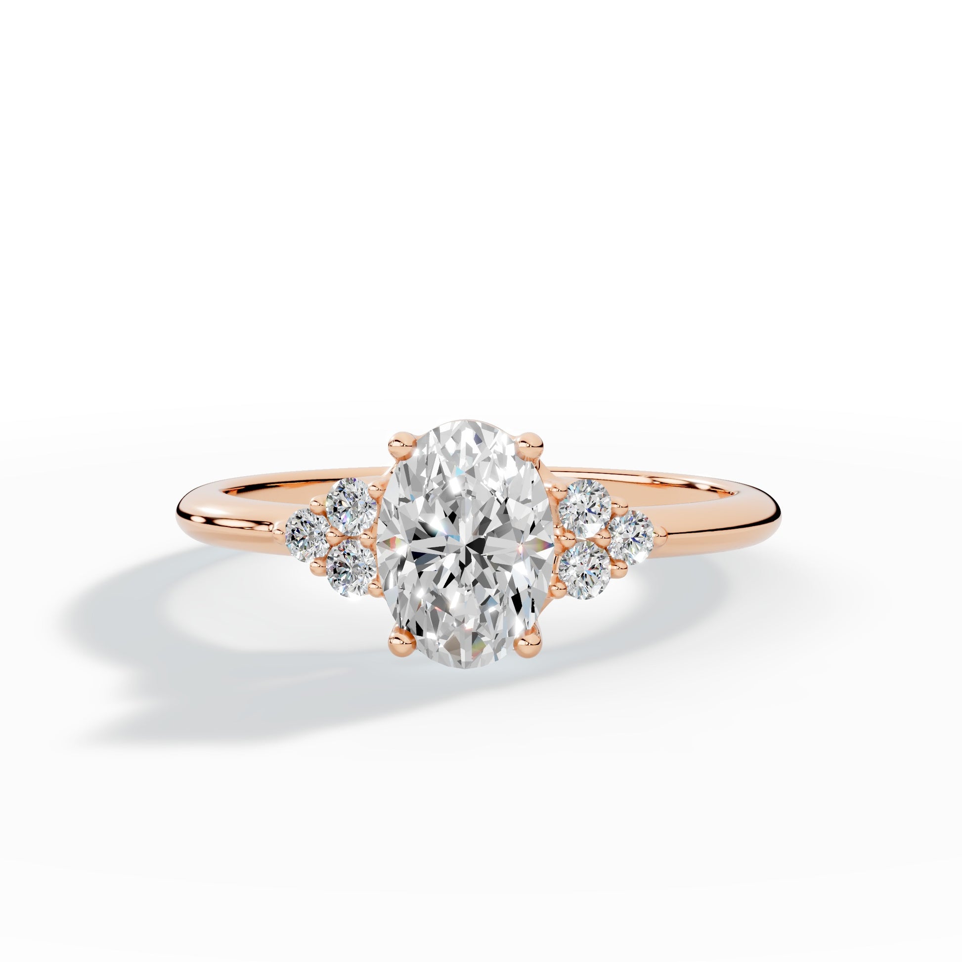 Celestia Oval Bloom Ring