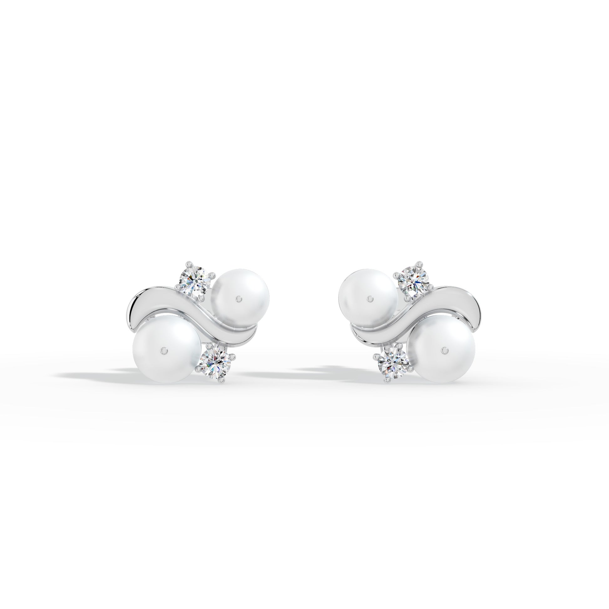 Pearl Éclat Stud Earrings