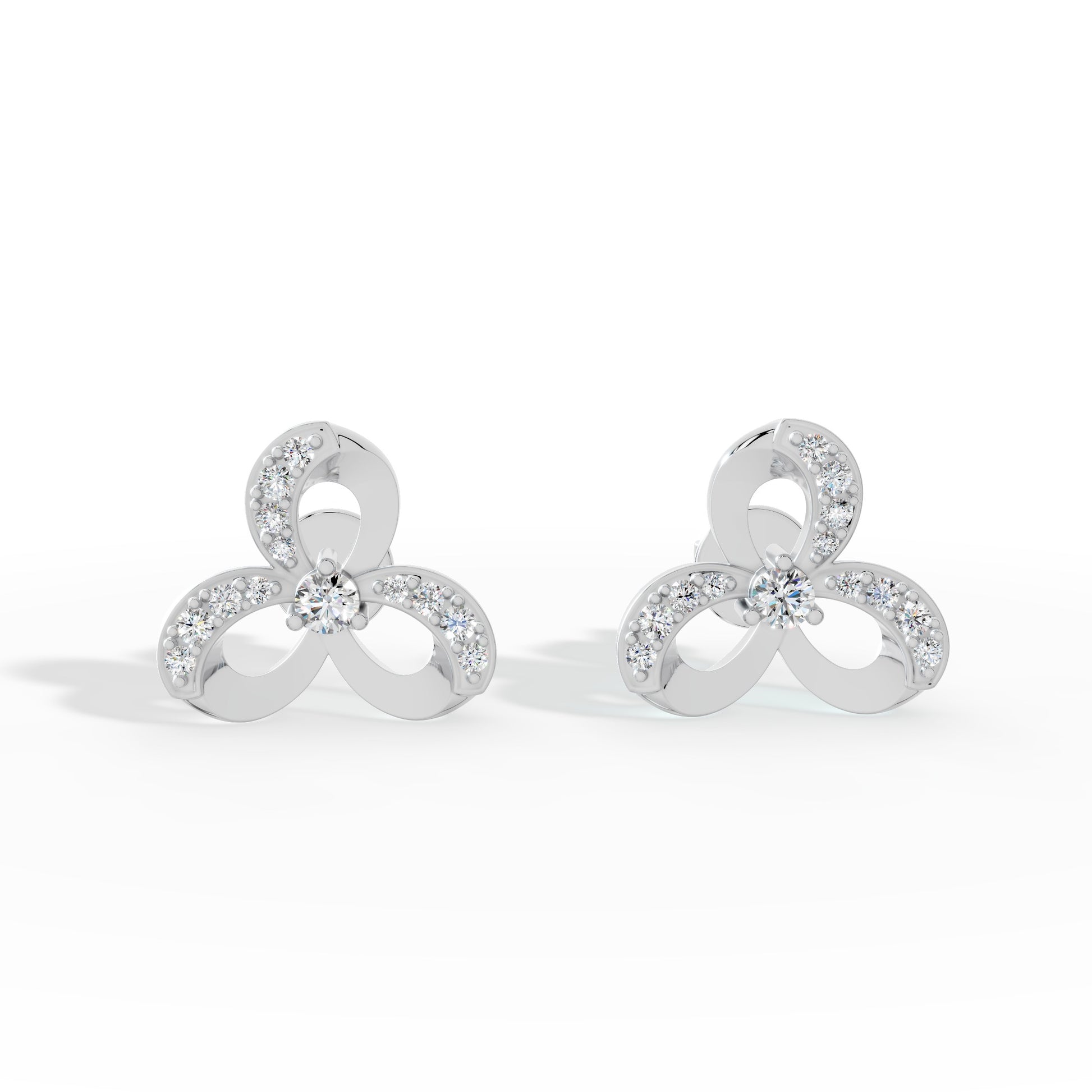 Trinity Petal Earrings