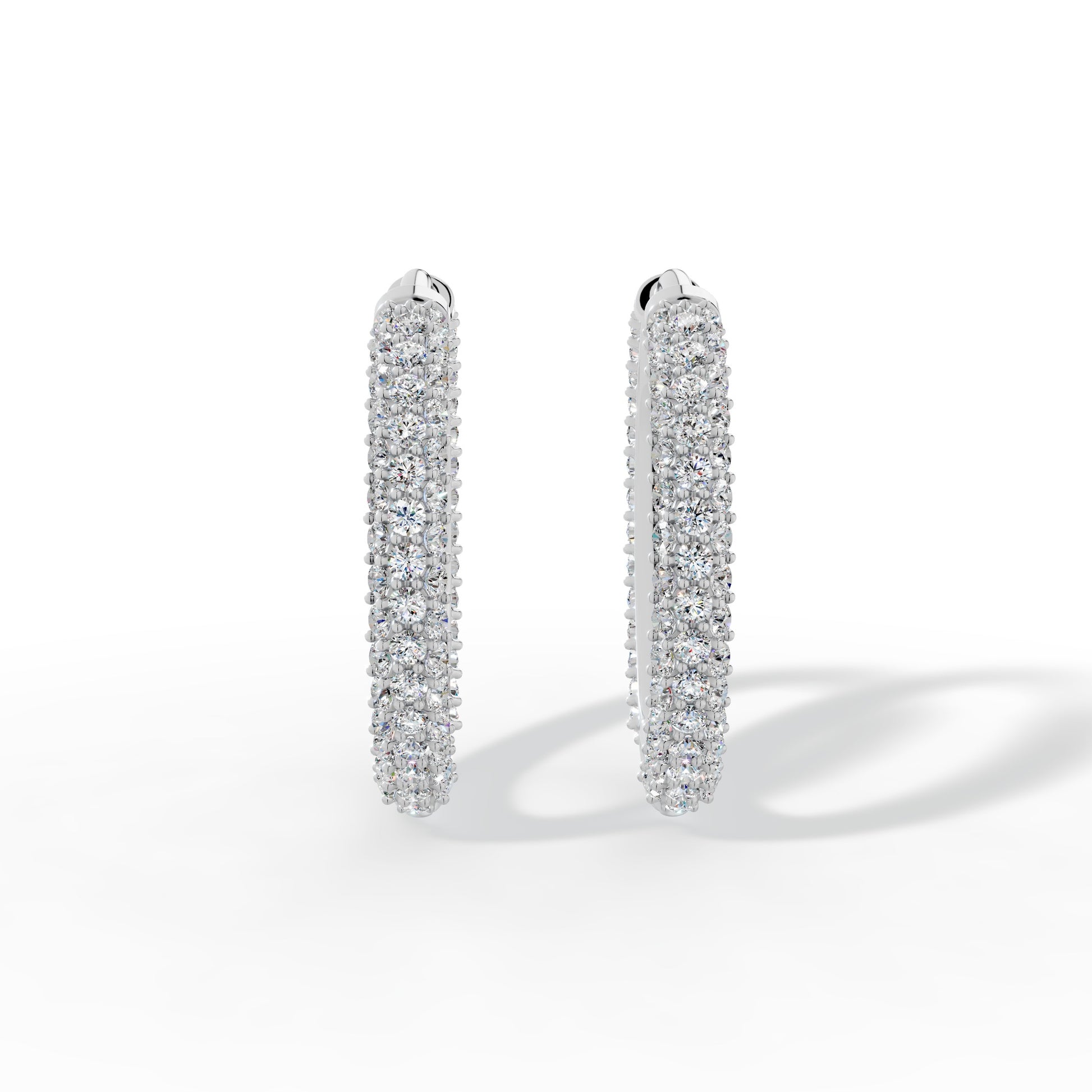 Celestia Pavé Hoop Earring