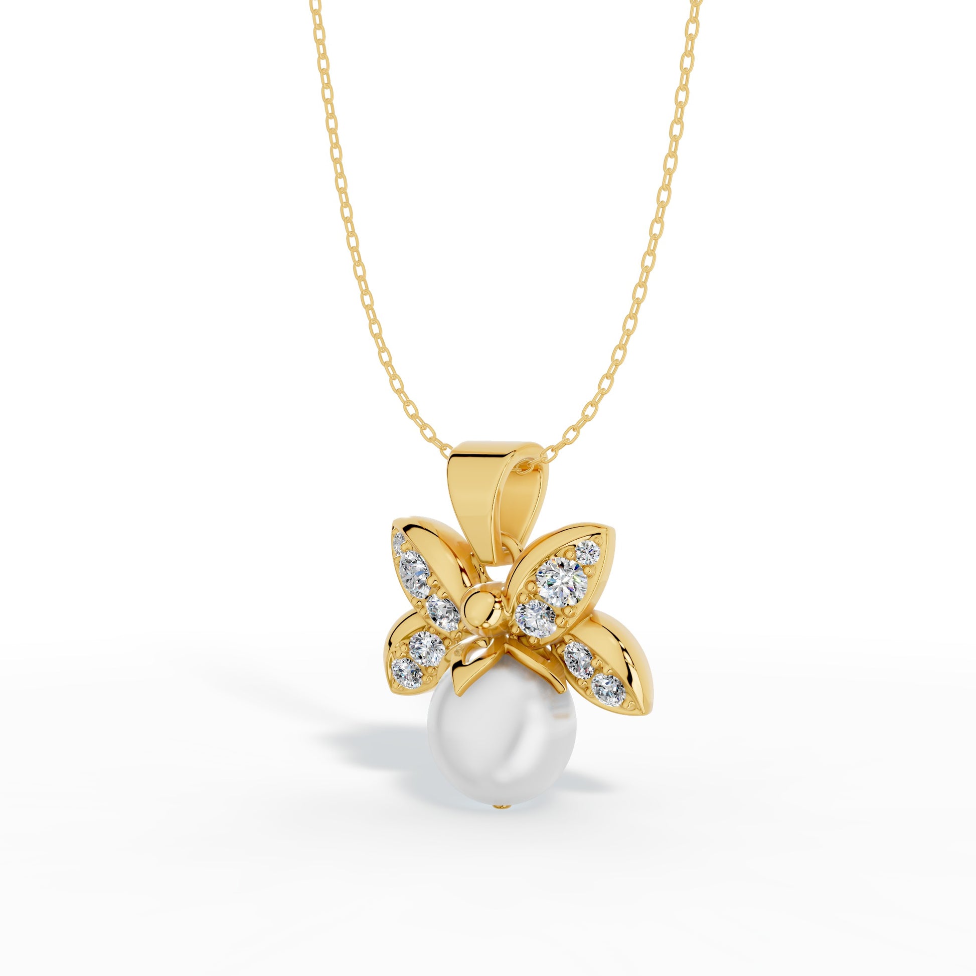 Lunaria Pearl Pendant