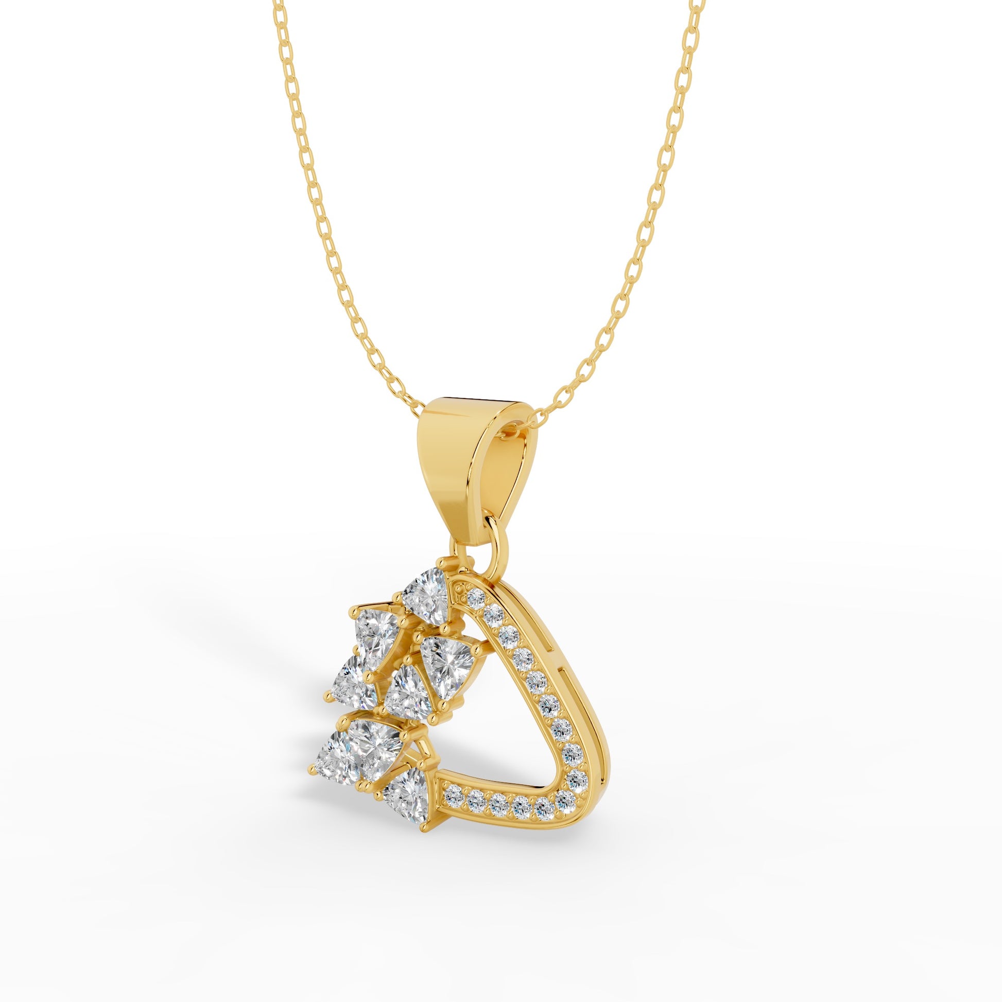 Starlit Triangle Pendant