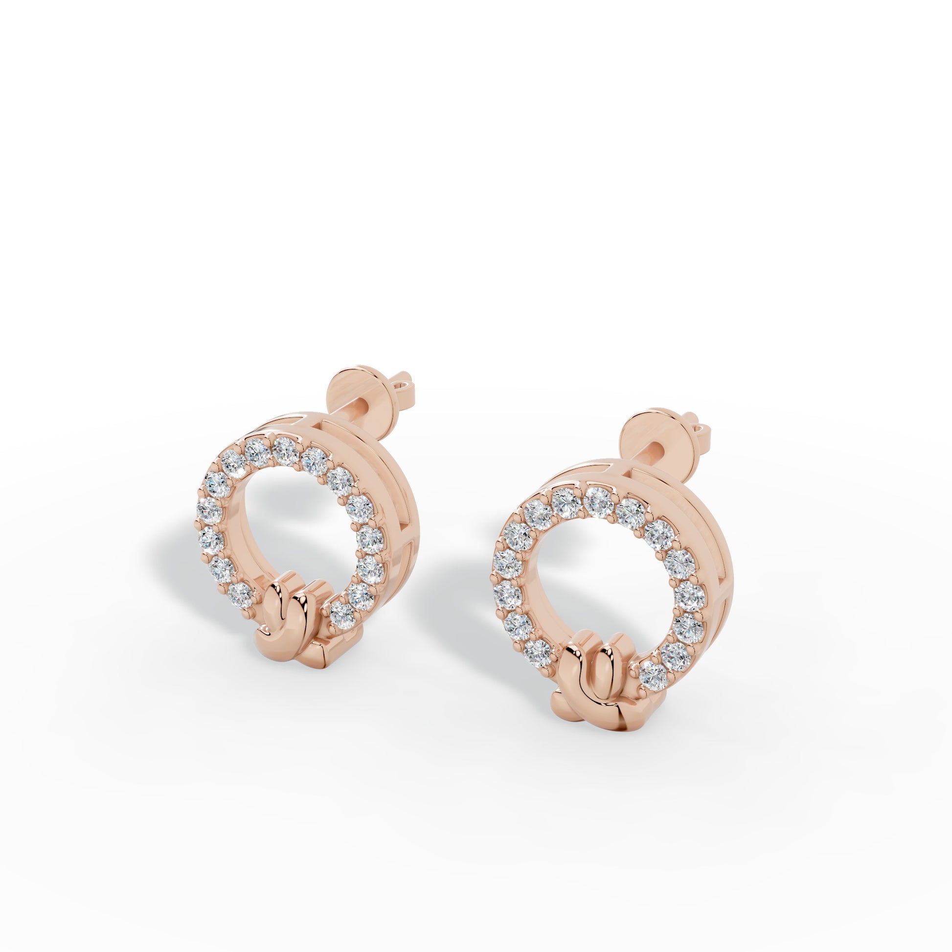 Auric Knot Stud Earrings