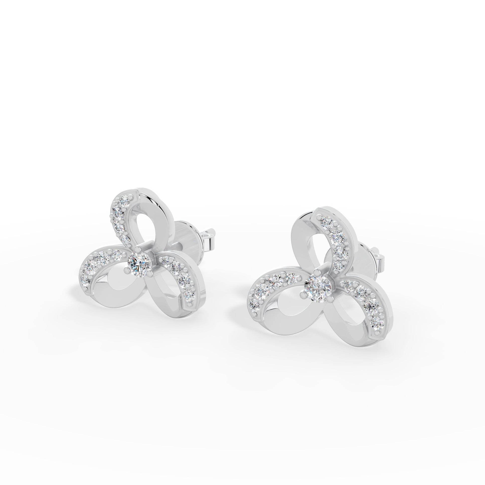 Trinity Petal Earrings