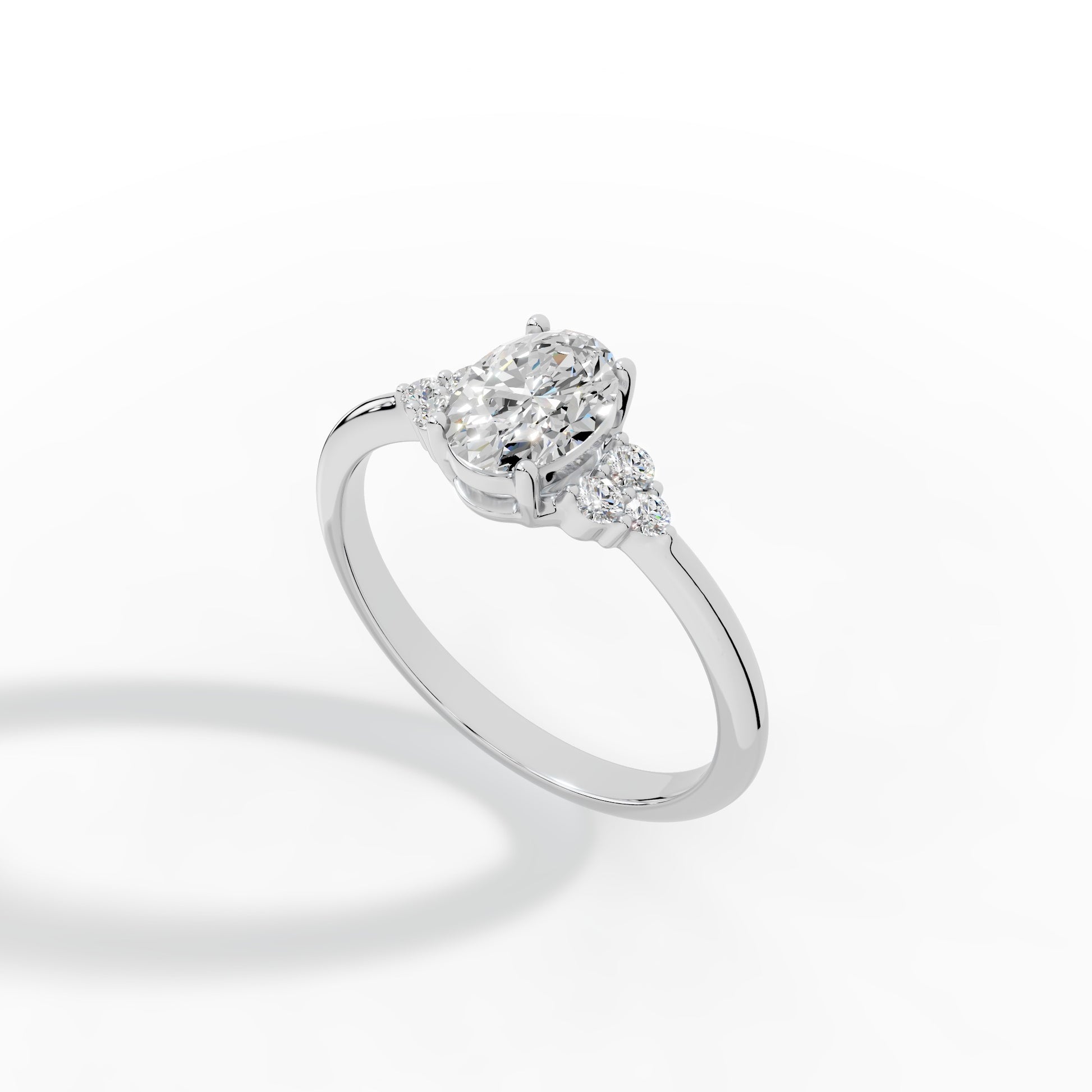 Celestia Oval Bloom Ring