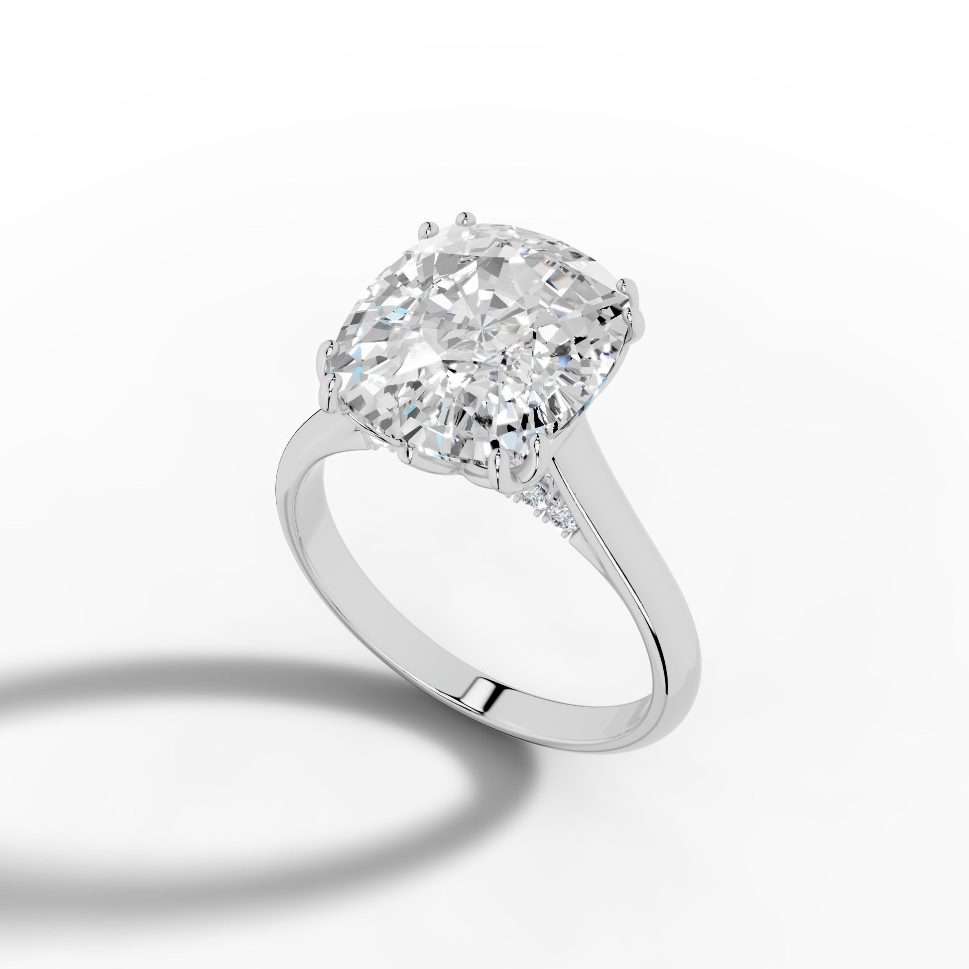 Cushion Solitaire Ring