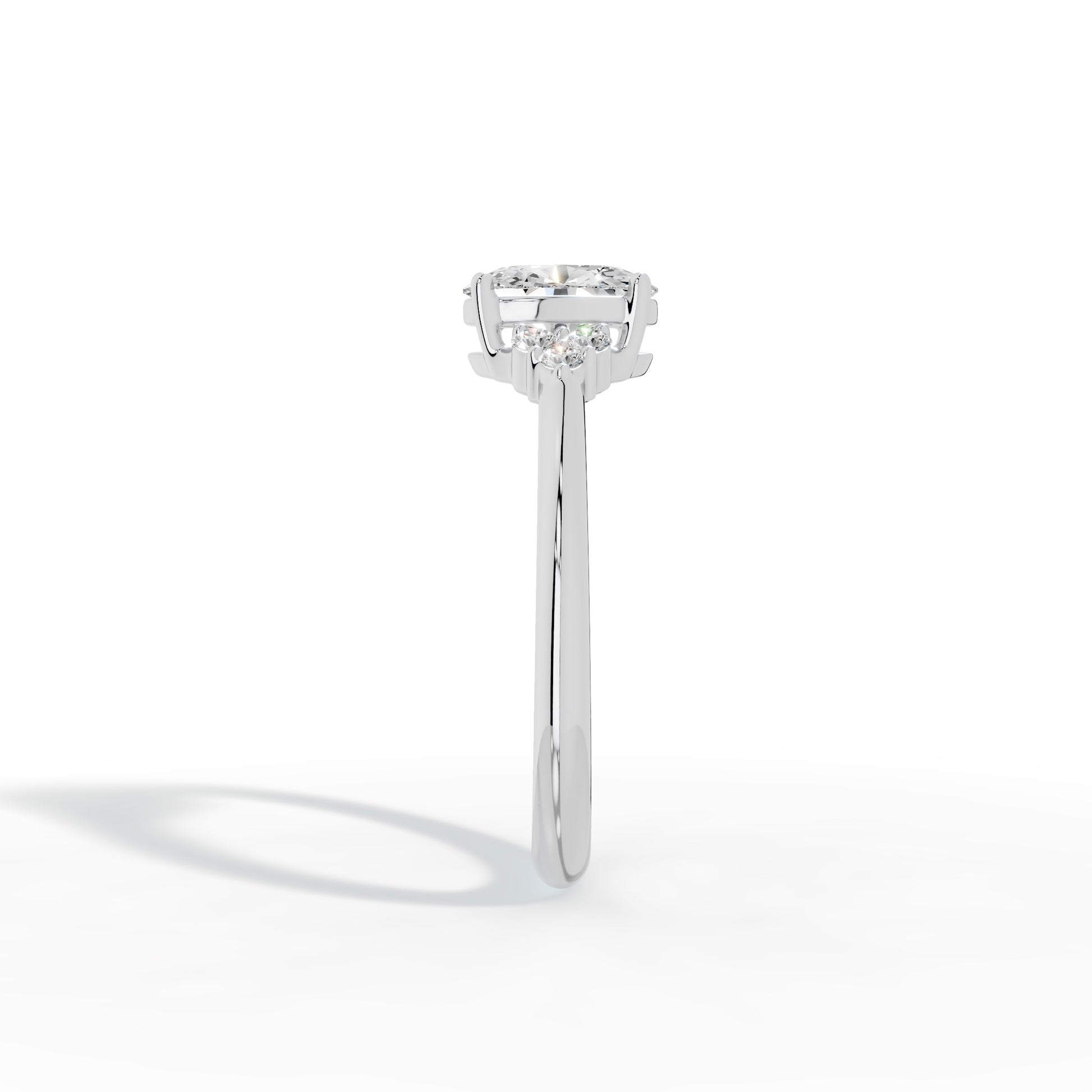 Celestia Oval Bloom Ring