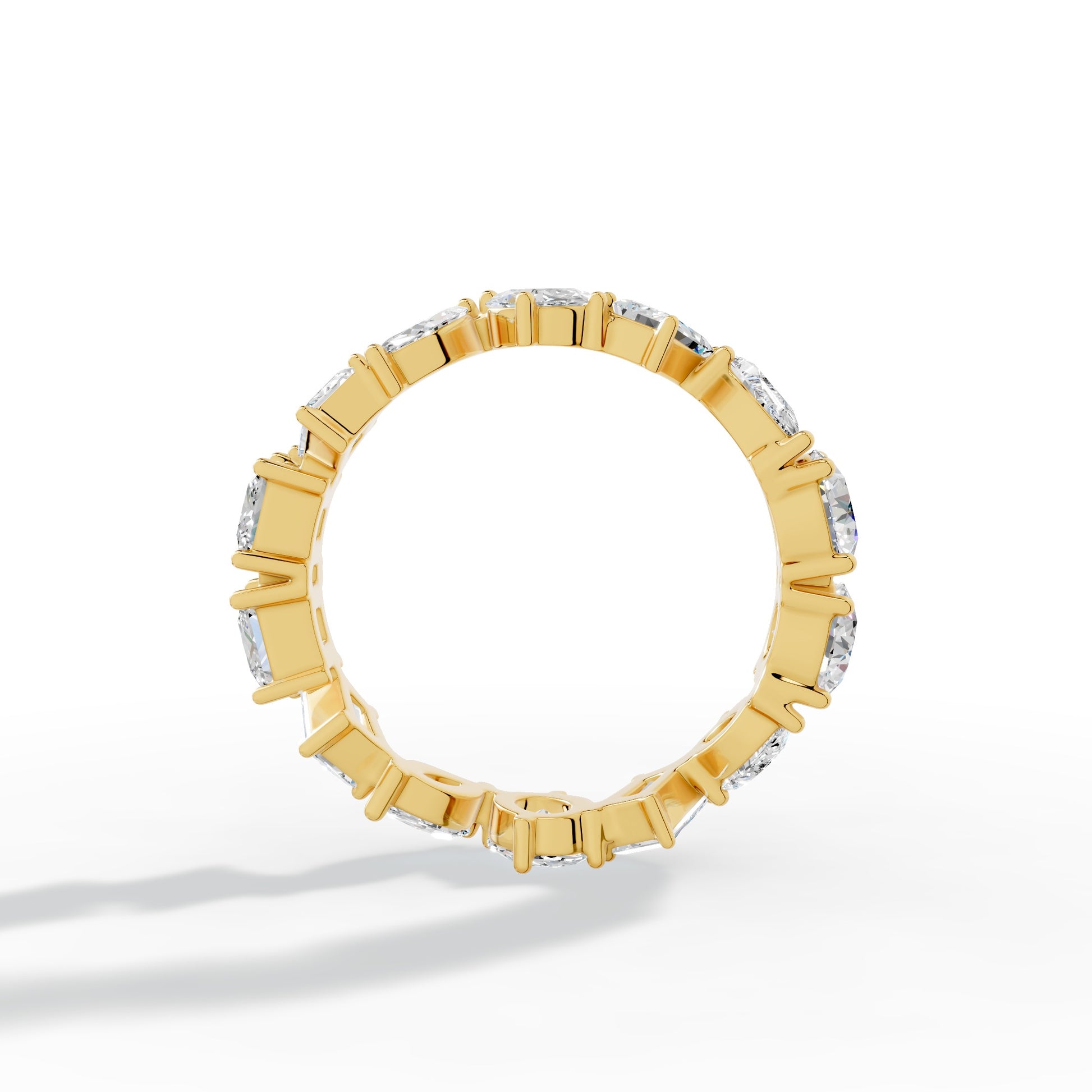 Artisan Facet Eternity Band Ring