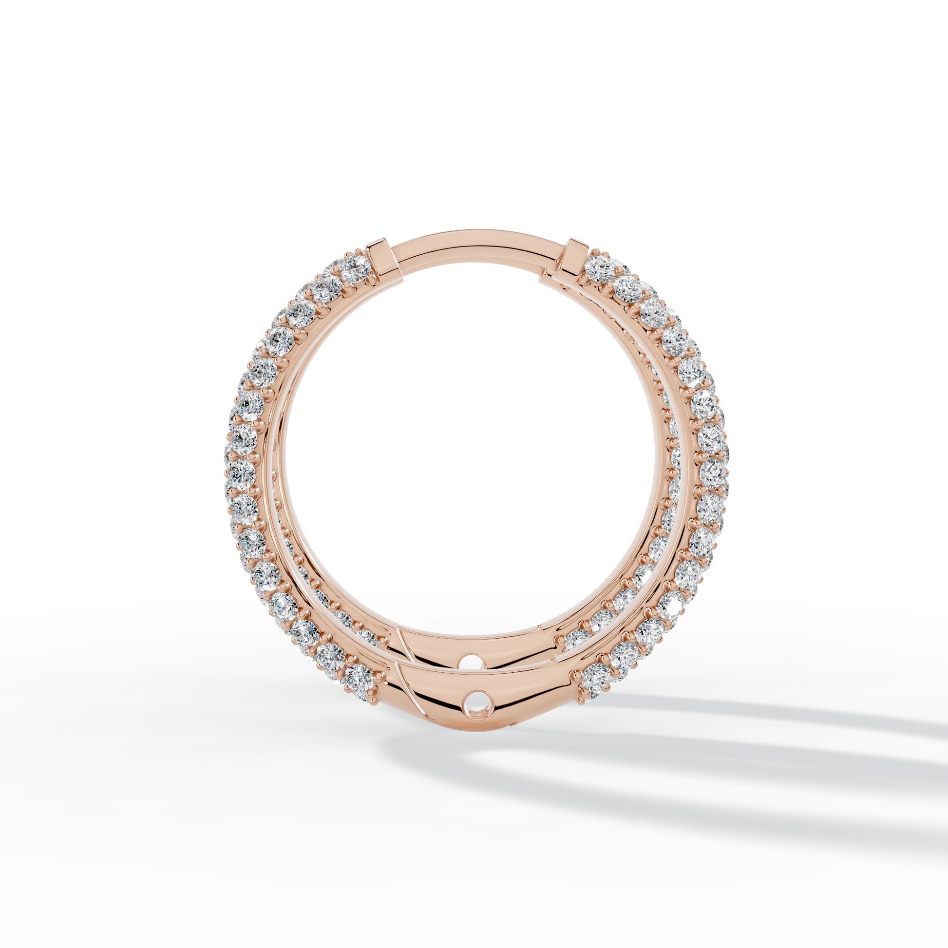 Celestia Pavé Hoop Earring