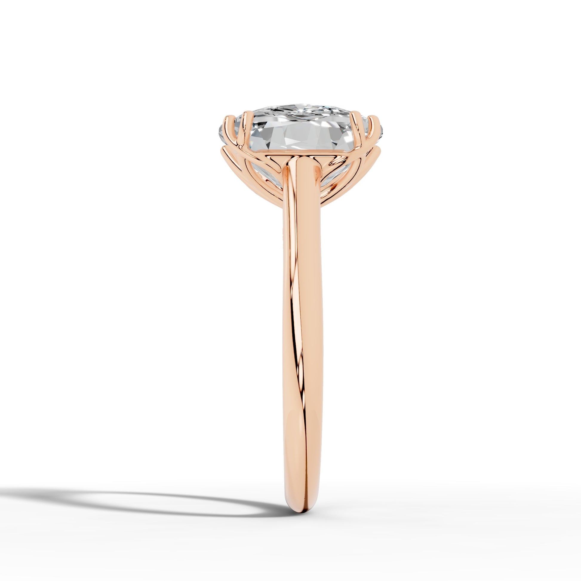 Cushion Solitaire Ring