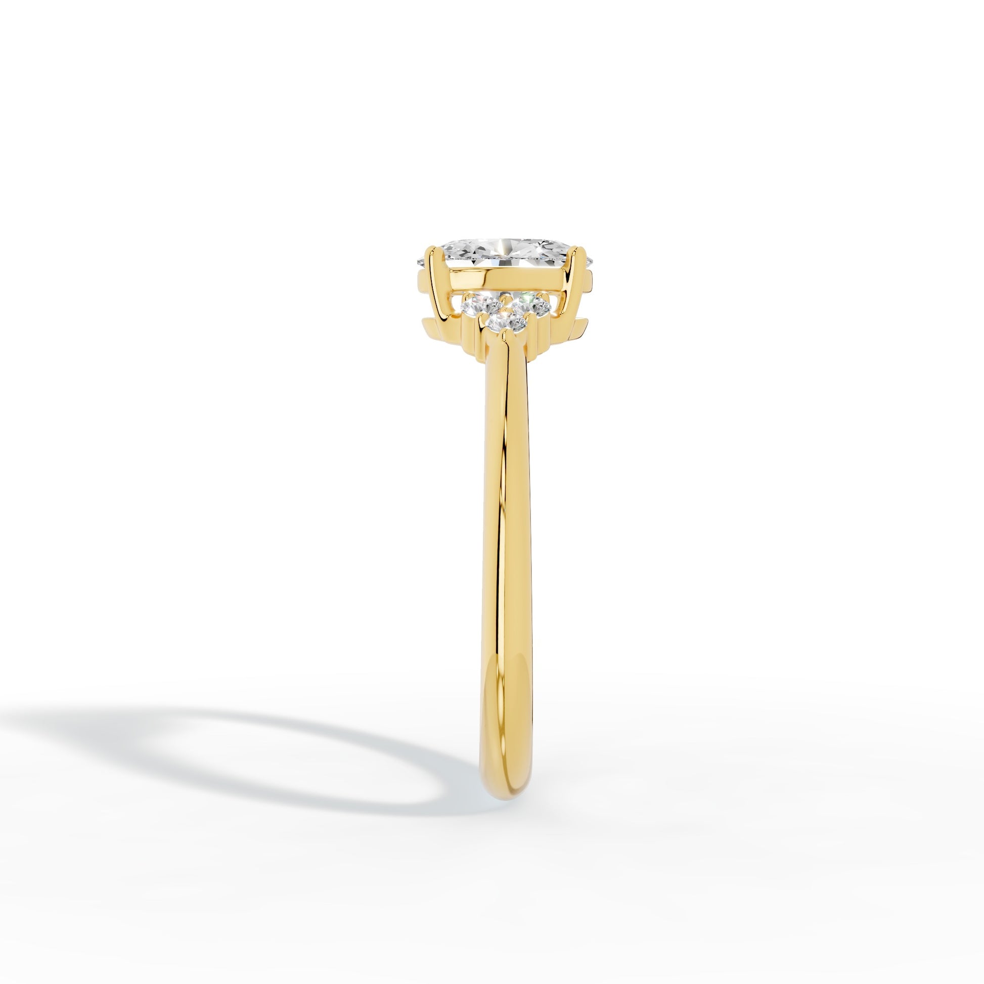 Celestia Oval Bloom Ring
