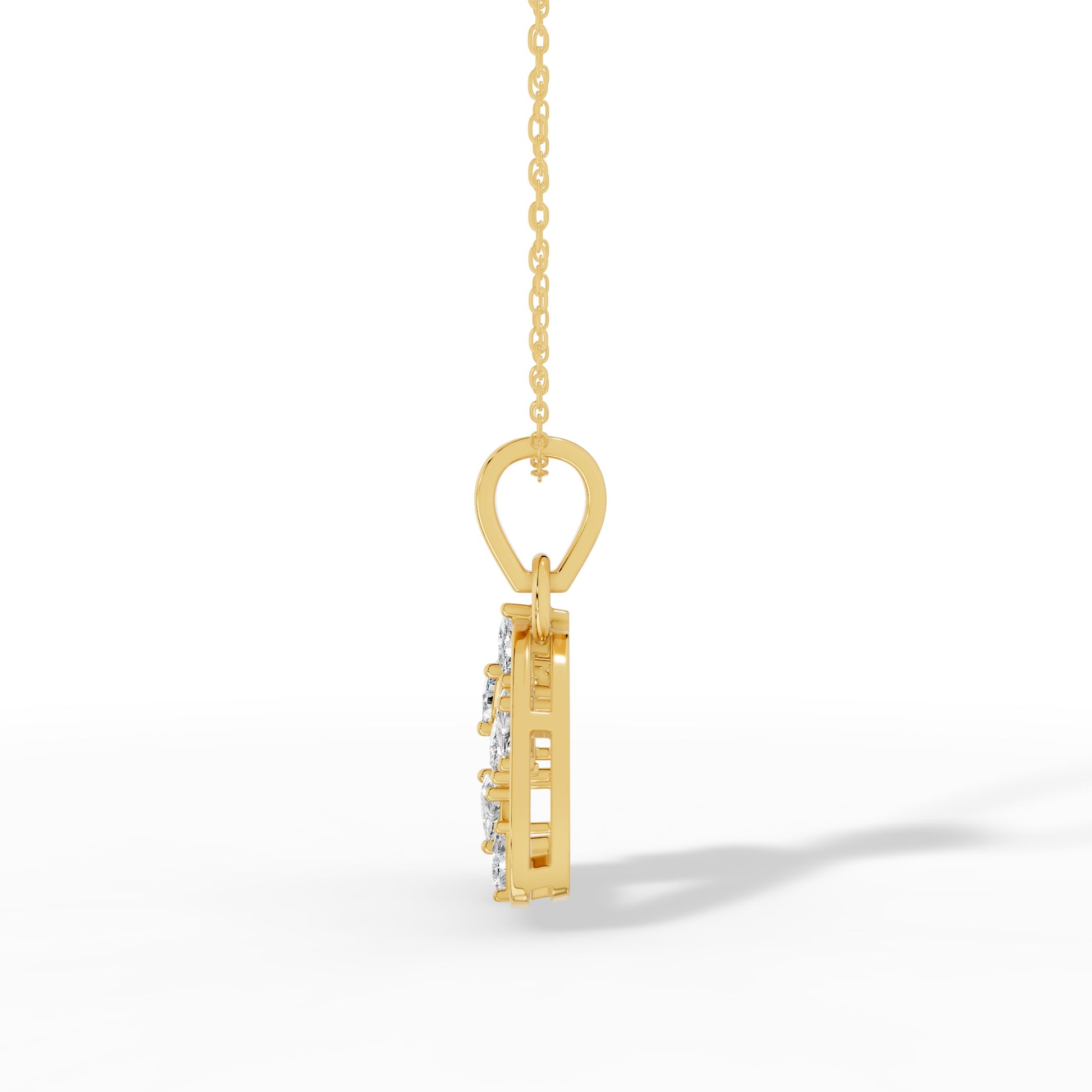 Starlit Triangle Pendant