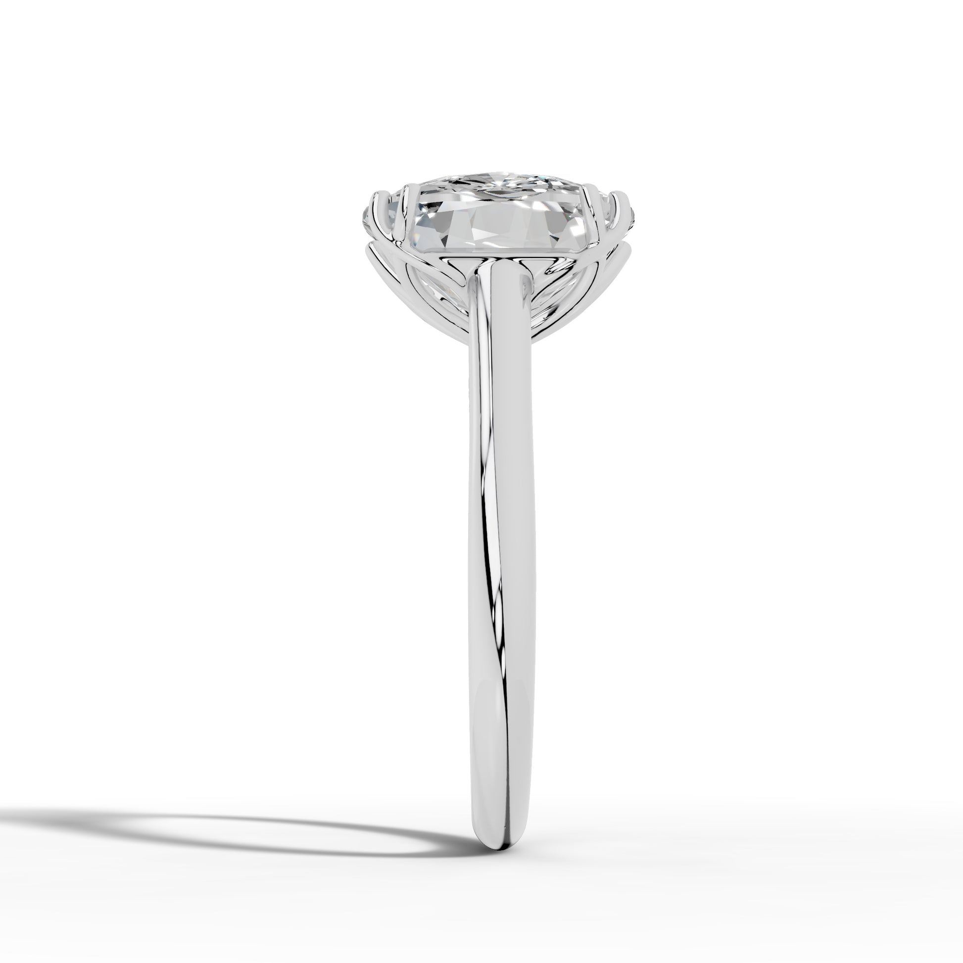 Cushion Solitaire Ring