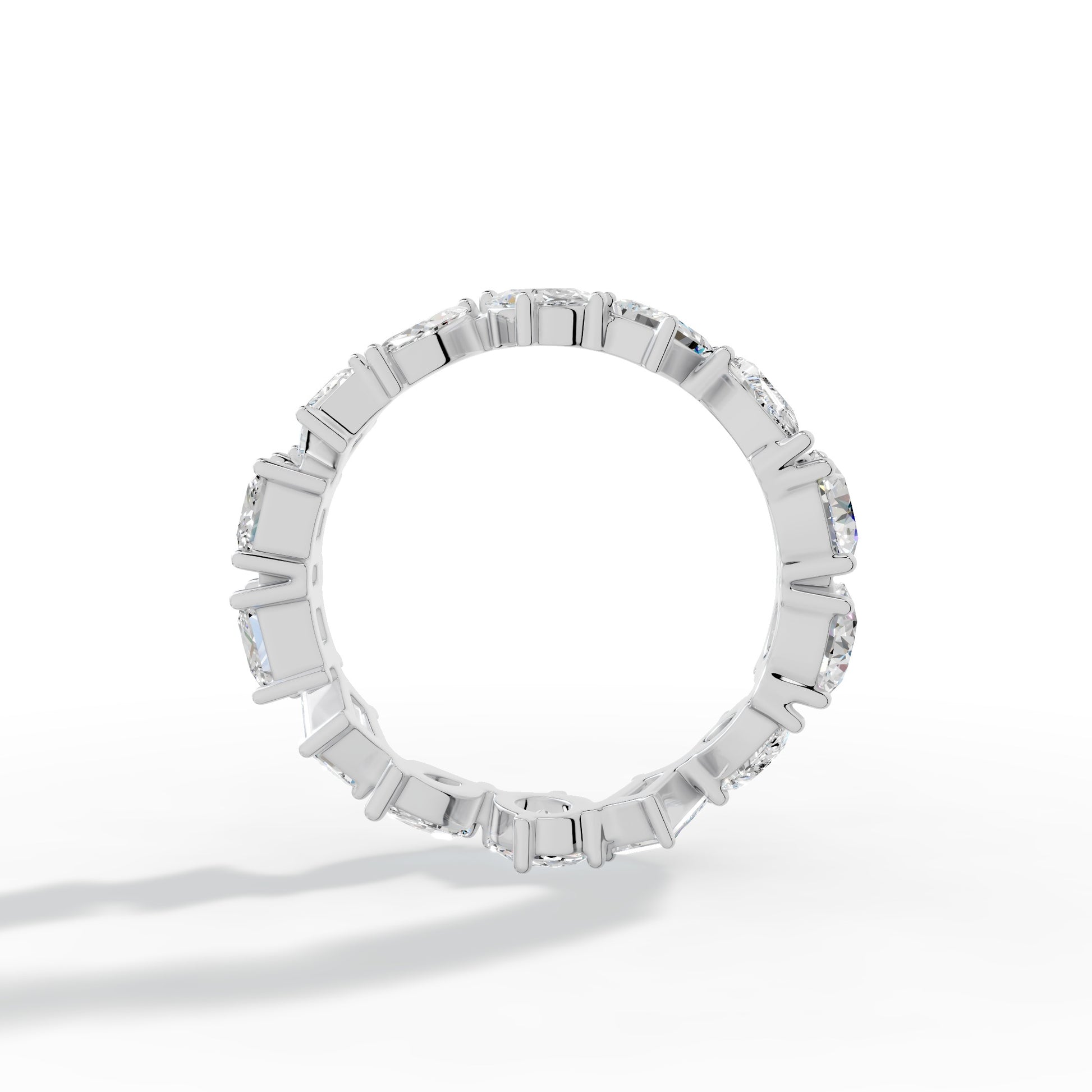 Artisan Facet Eternity Band Ring