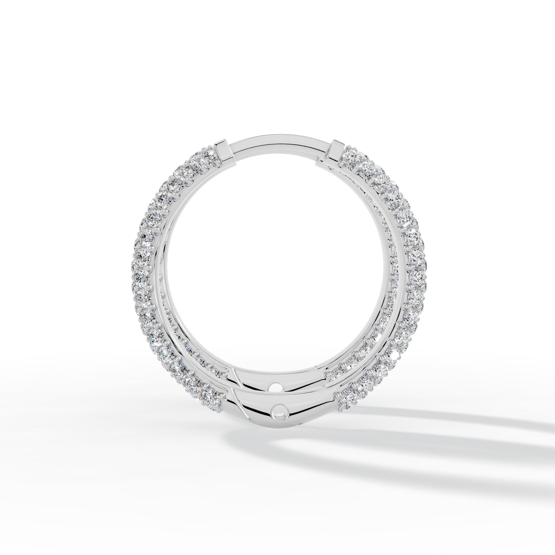 Celestia Pavé Hoop Earring
