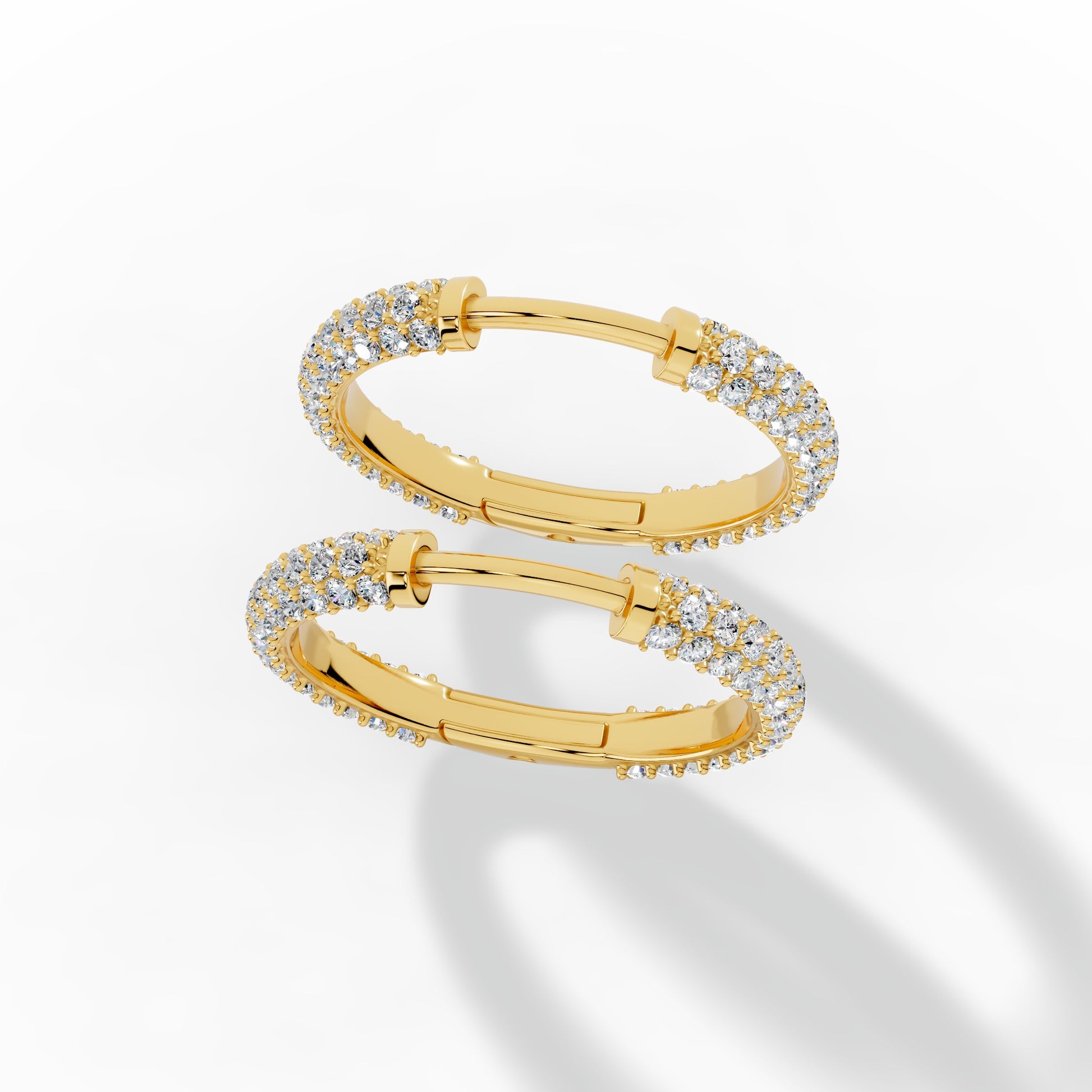 Celestia Pavé Hoop Earring