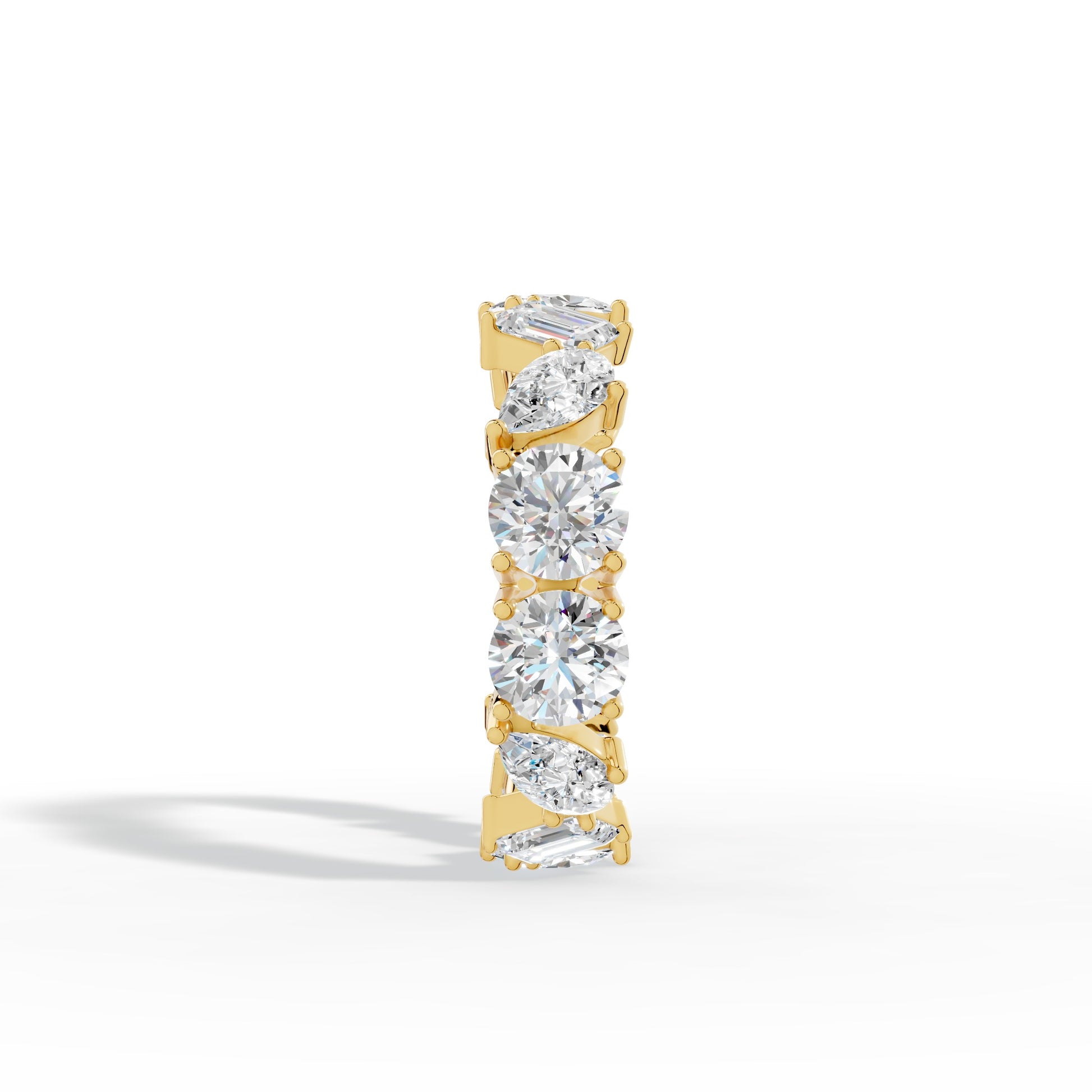 Artisan Facet Eternity Band Ring