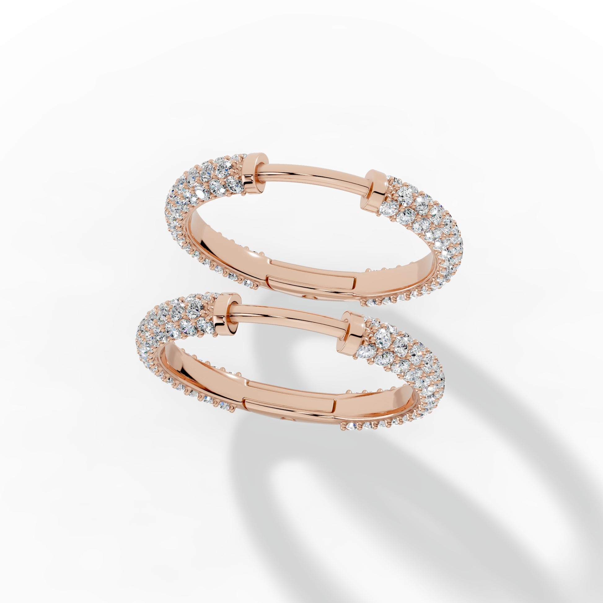Celestia Pavé Hoop Earring