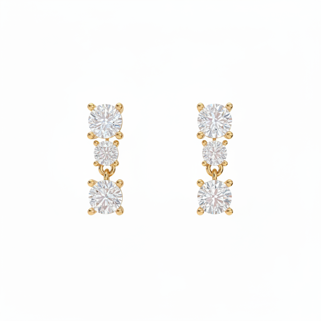 Dazzling Huggie Earrings