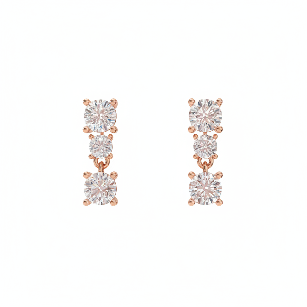 Dazzling Huggie Earrings