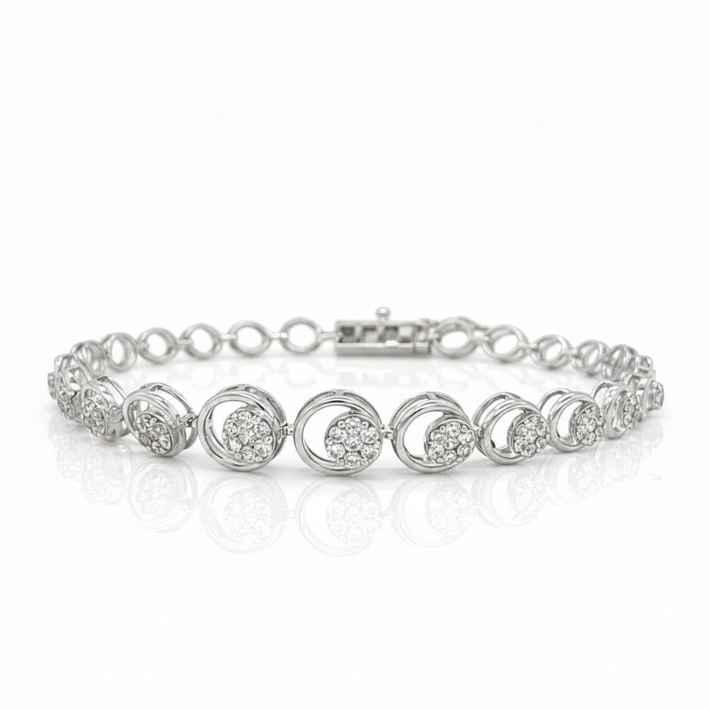 Cluster Orbit Link Bracelet