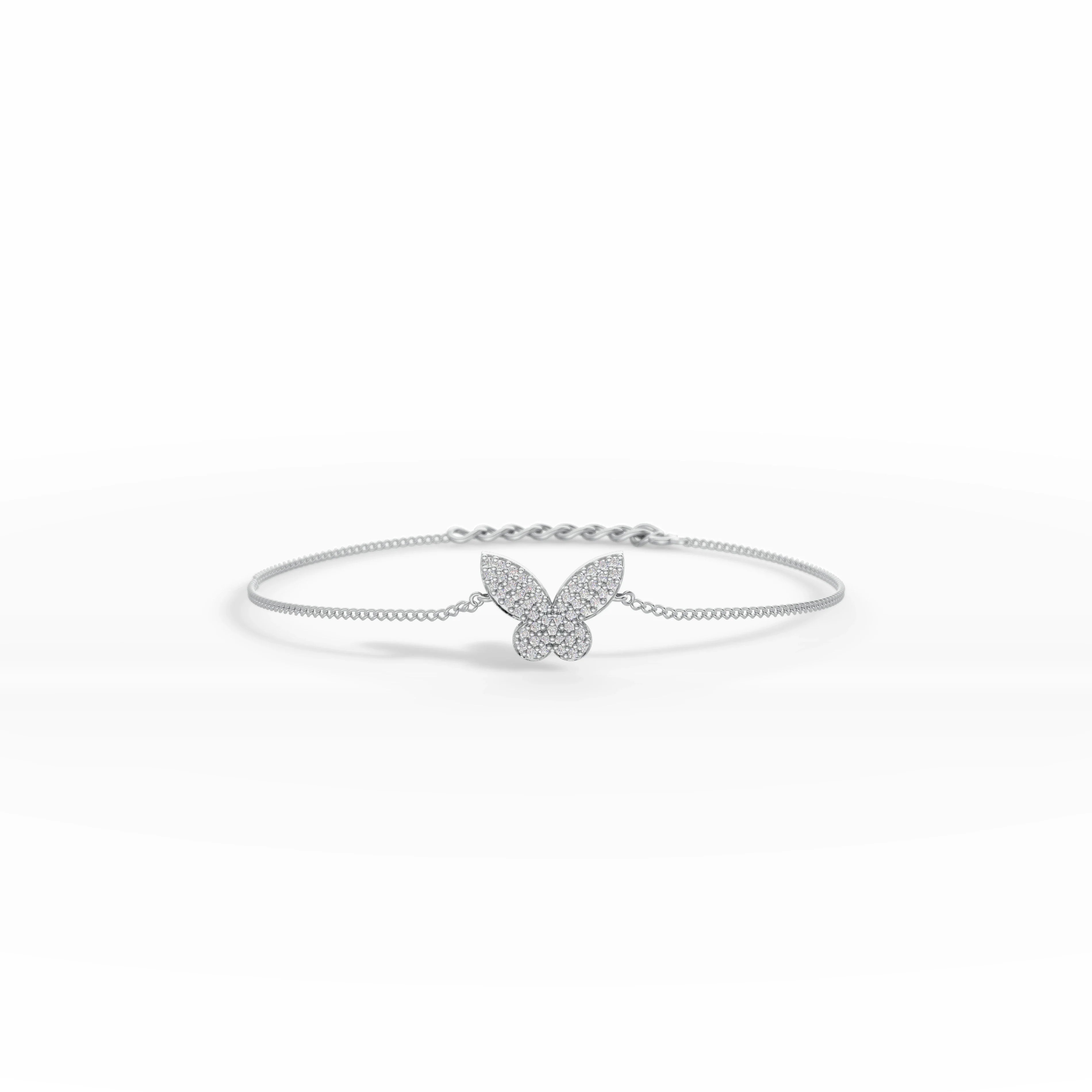 Aura Butterfly Chain Bracelet