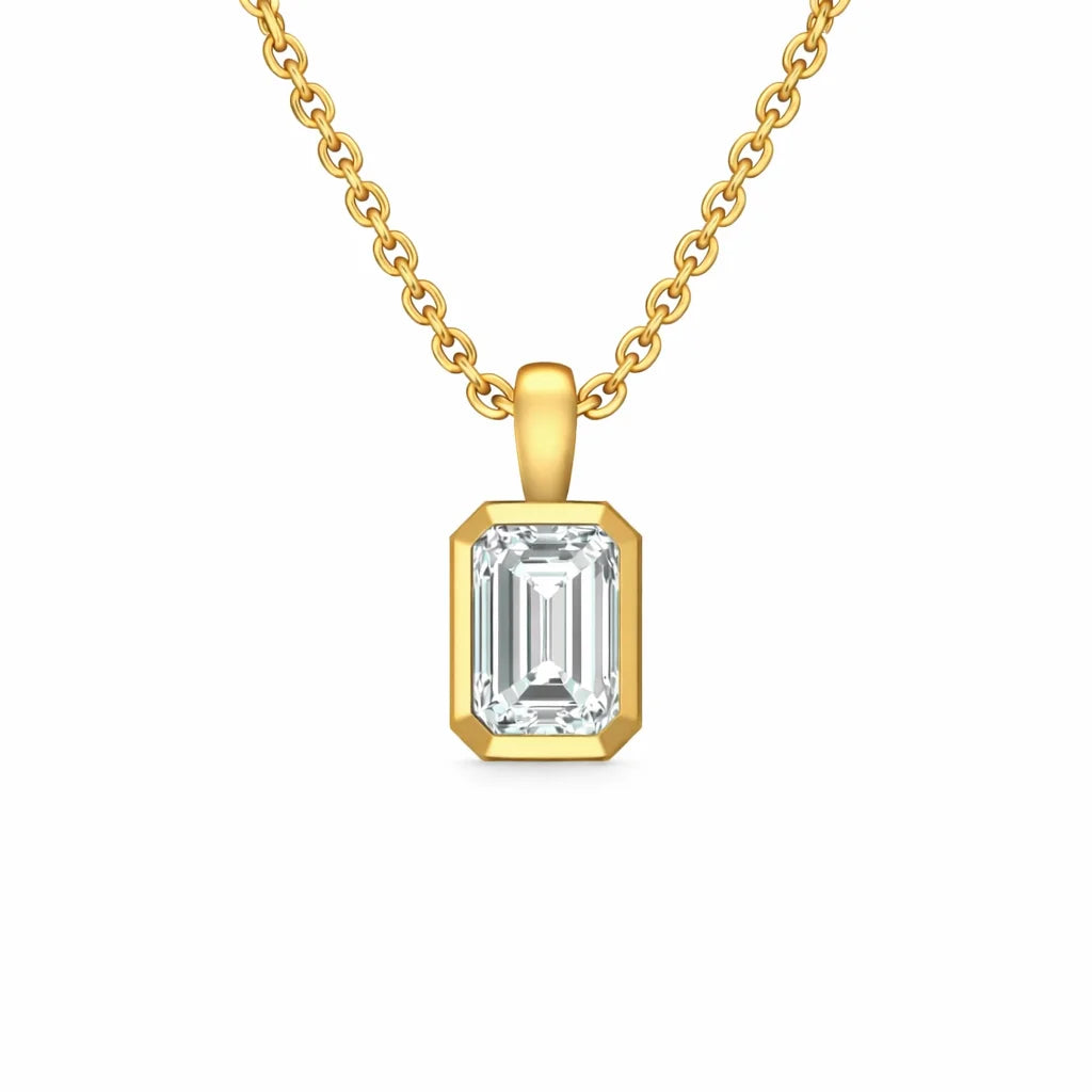 Emerald Bezelle Pendant