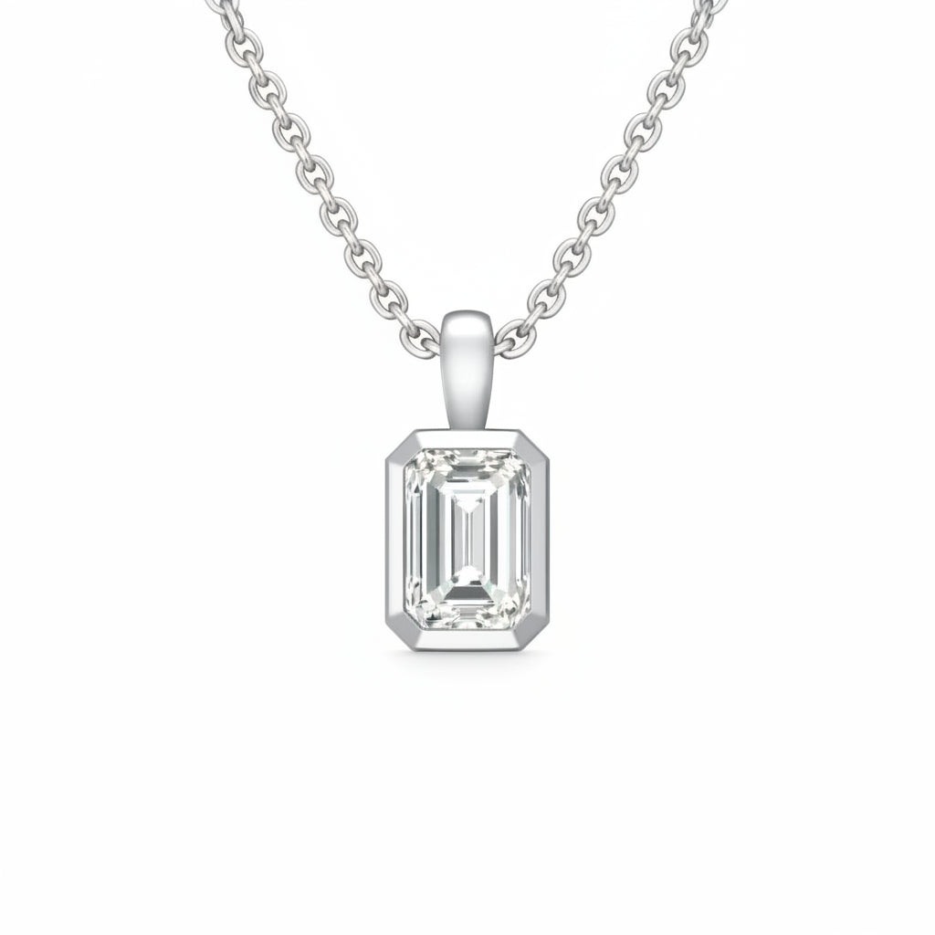 Emerald Bezelle Pendant