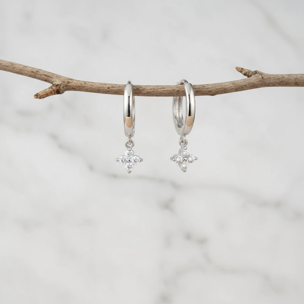 The Blossom Aura Hoop Earrings