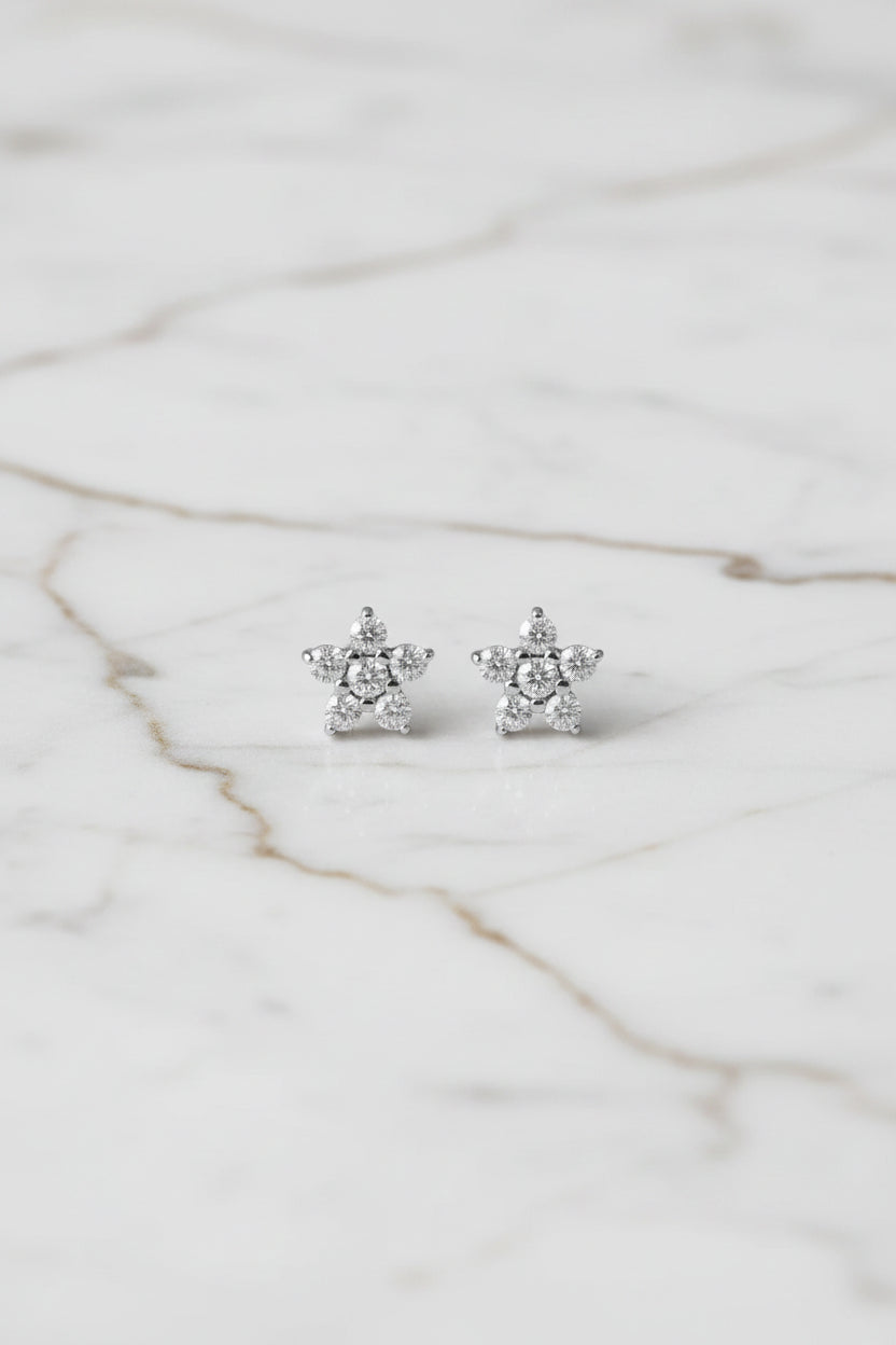 Flora Spark Stud Earrings
