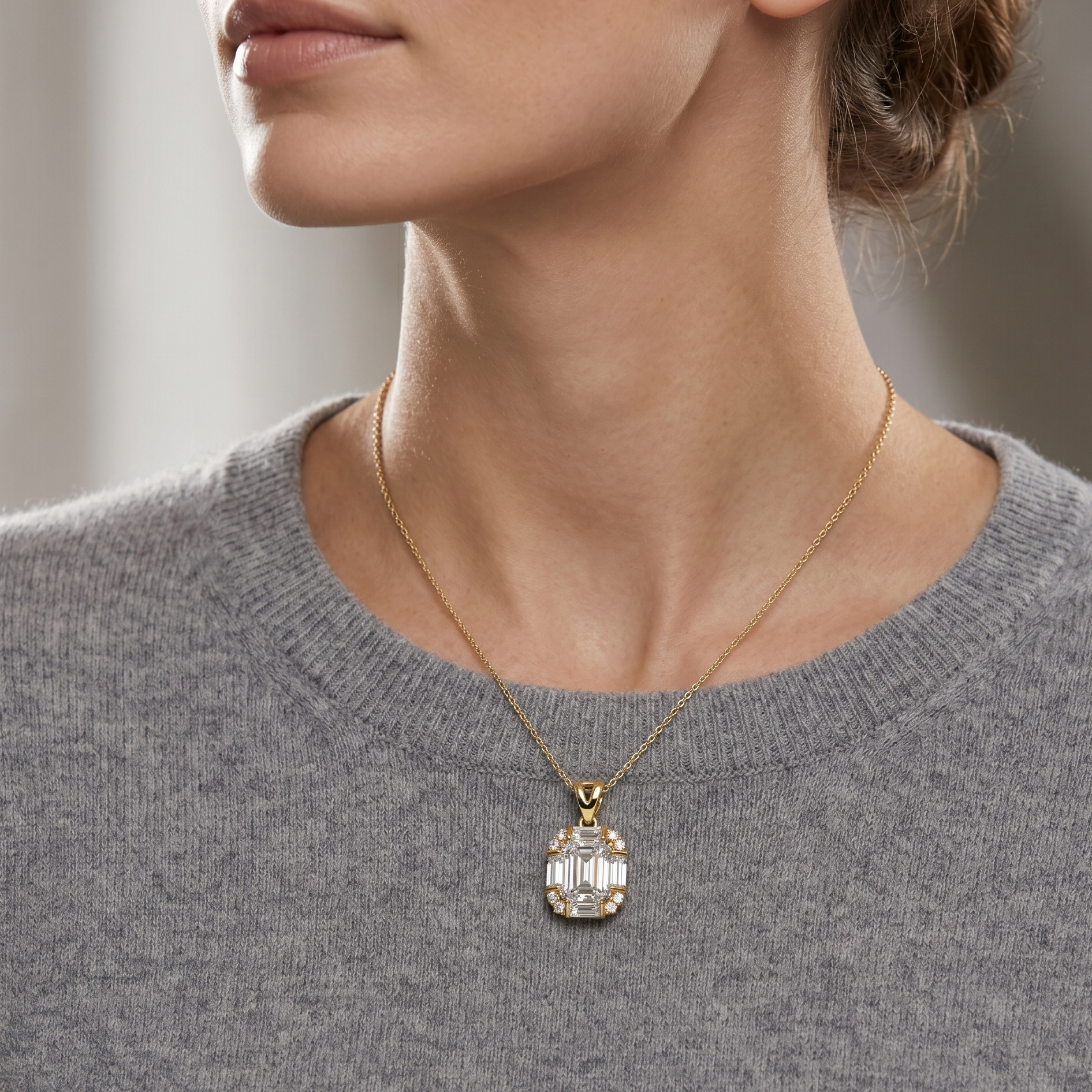 Regalia Emerald Pendant