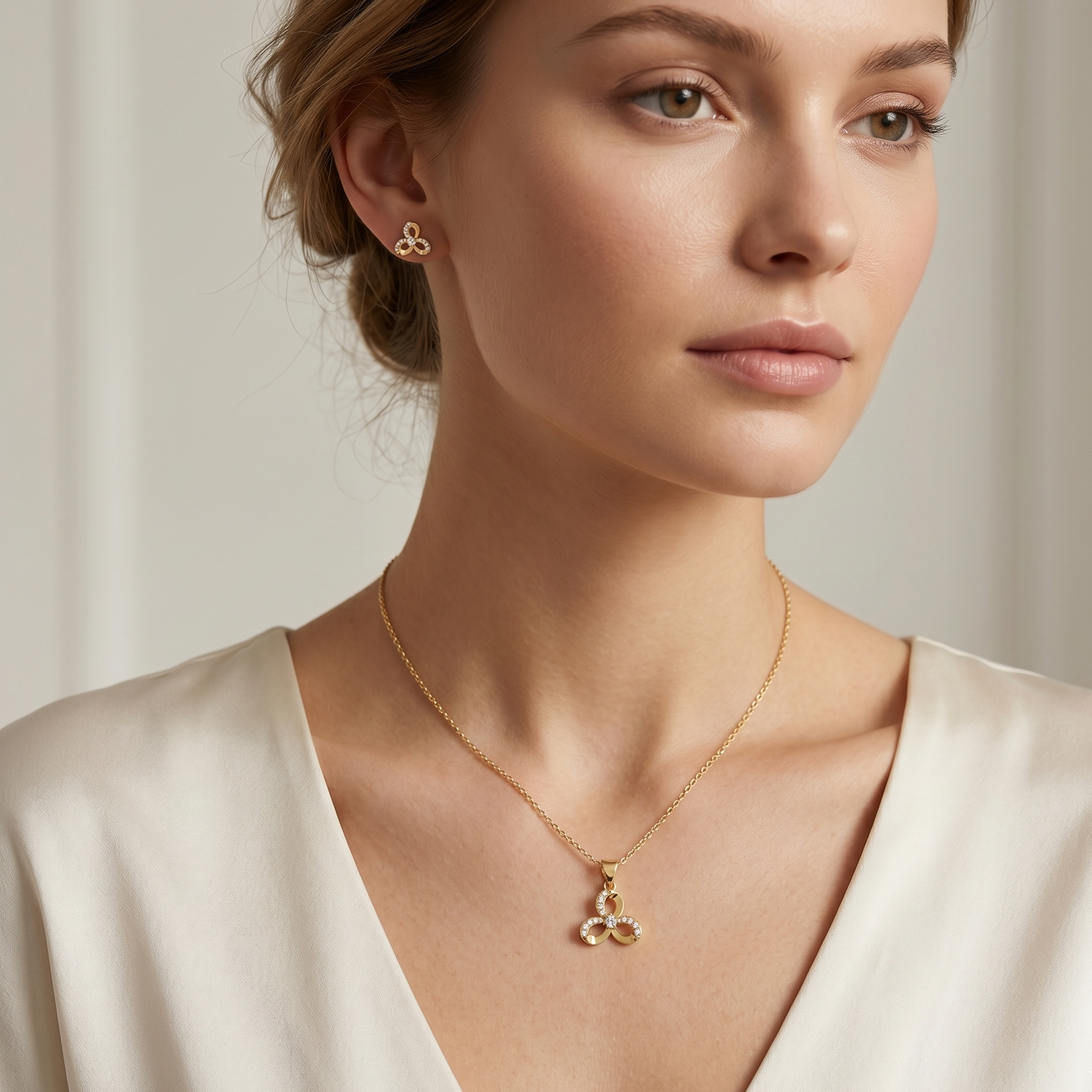 Trinity Petal Earrings