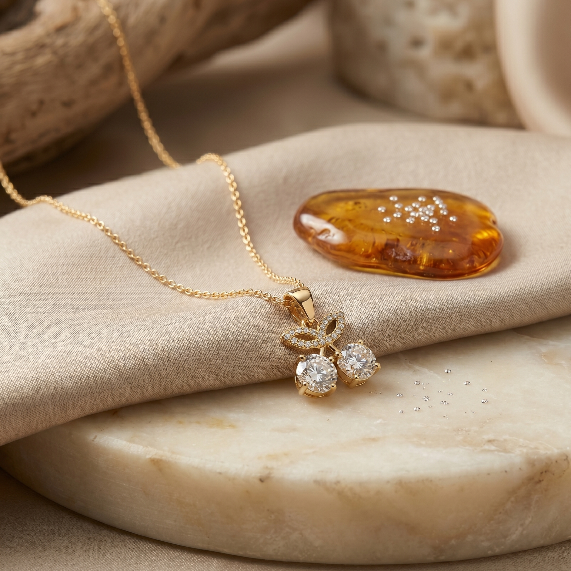 Cherry Duo Pendant