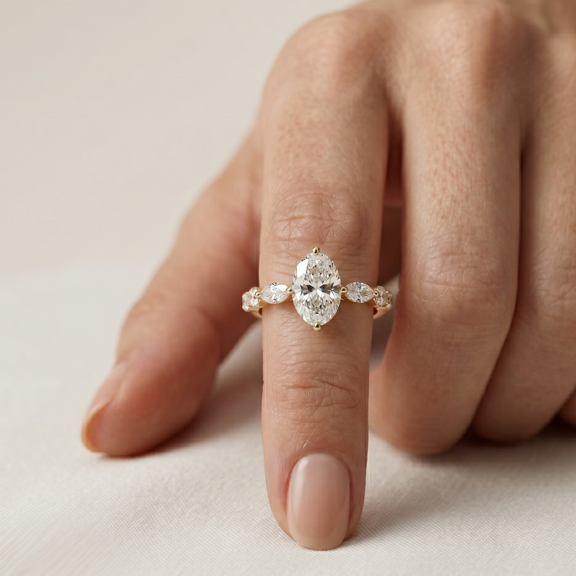 Elara Marquise Grace Ring