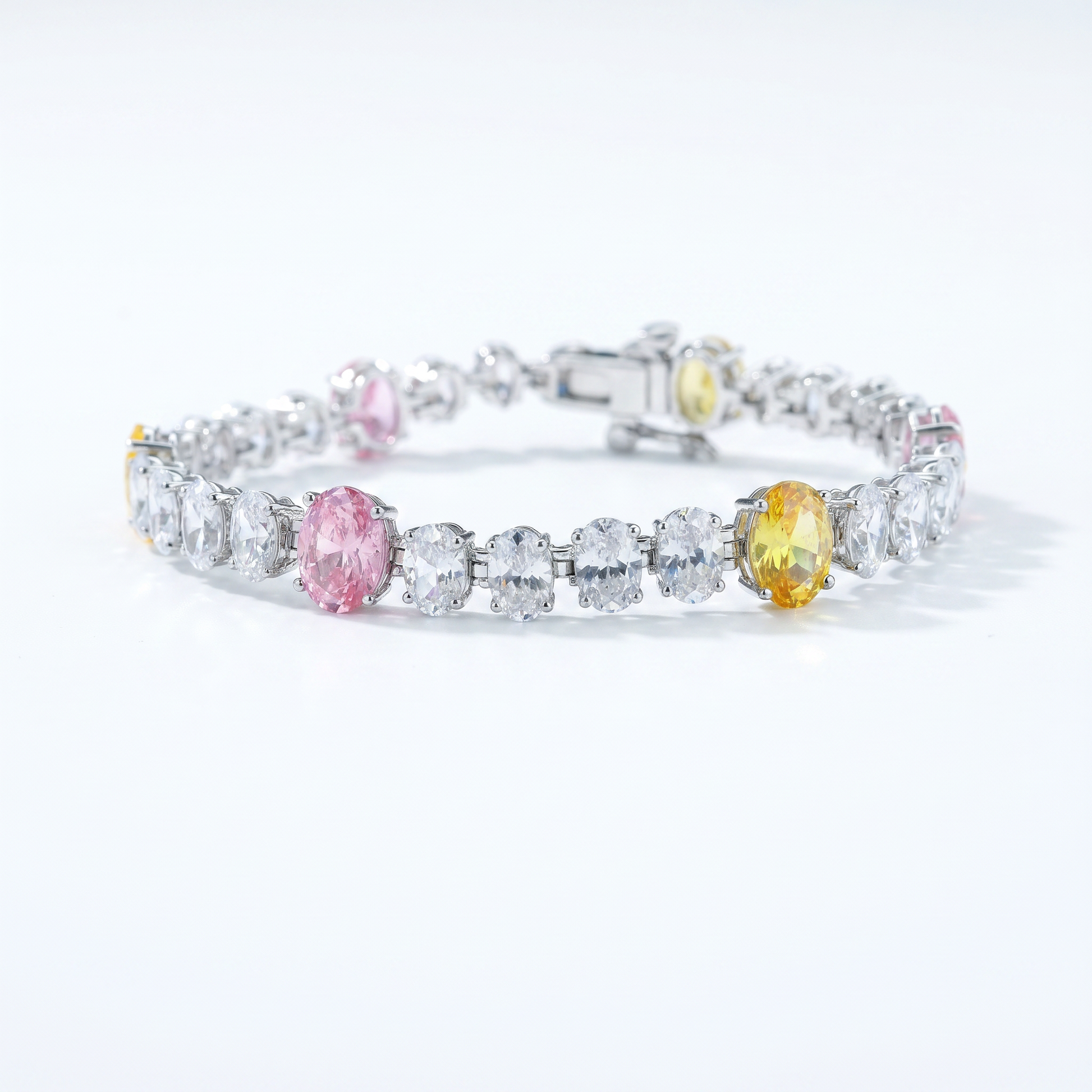 Blush & Soleil Tennis Bracelet