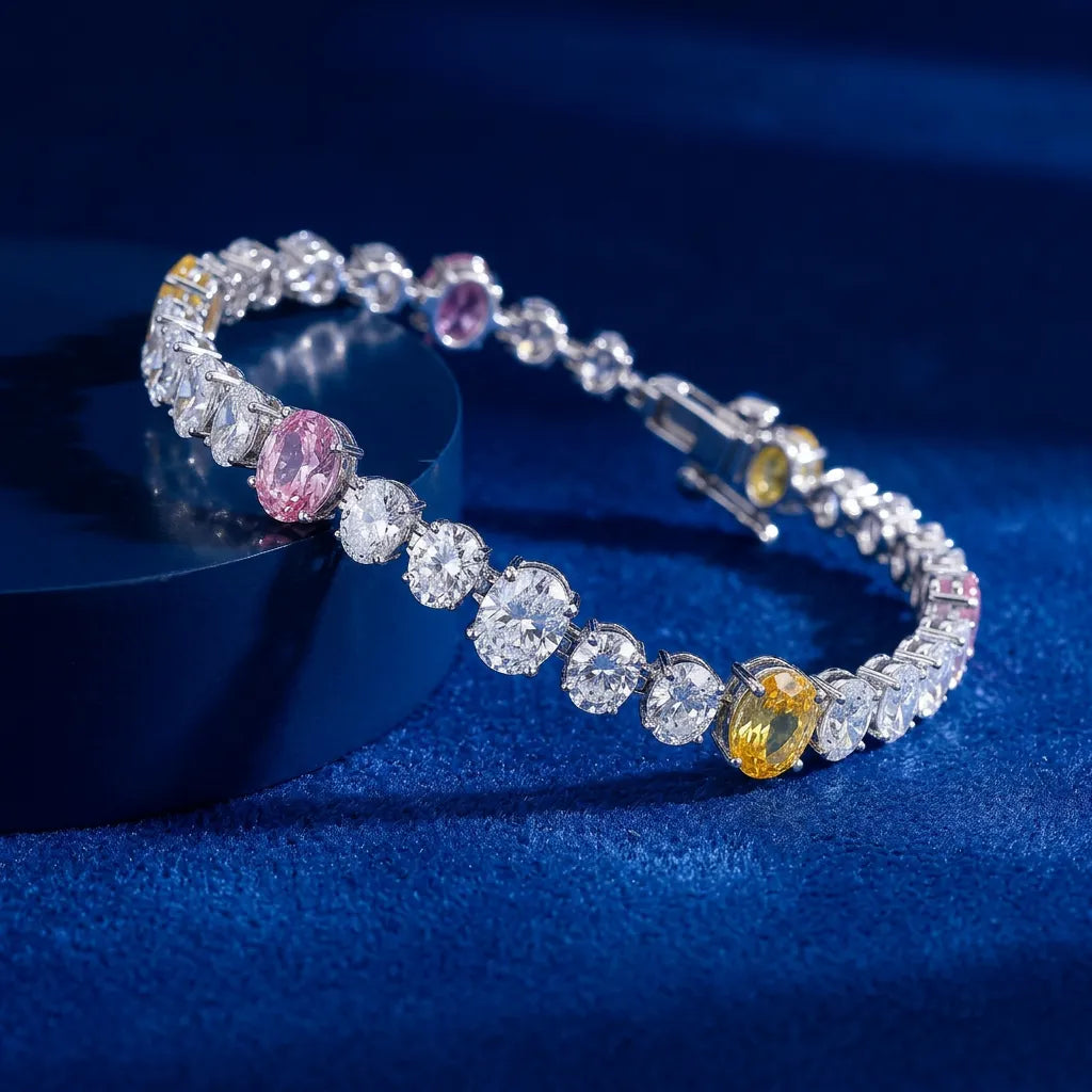 Blush & Soleil Tennis Bracelet