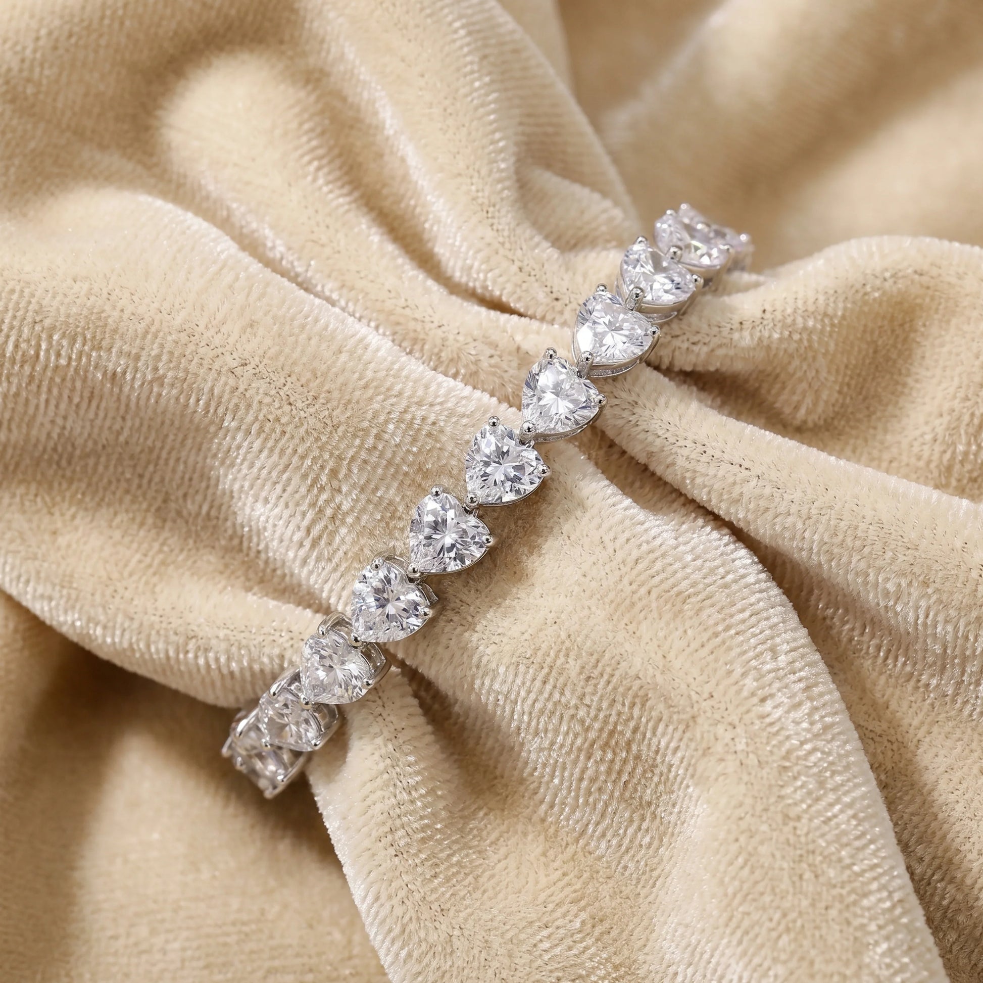 Heartfall Spark Tennis Bracelet
