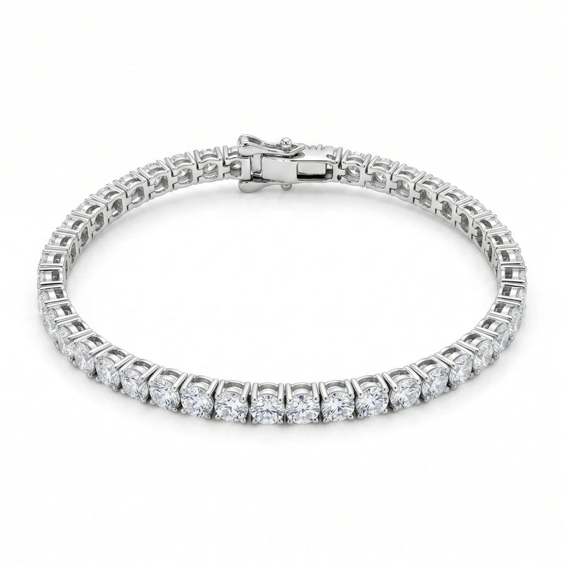 Round Spark Tennis Bracelet