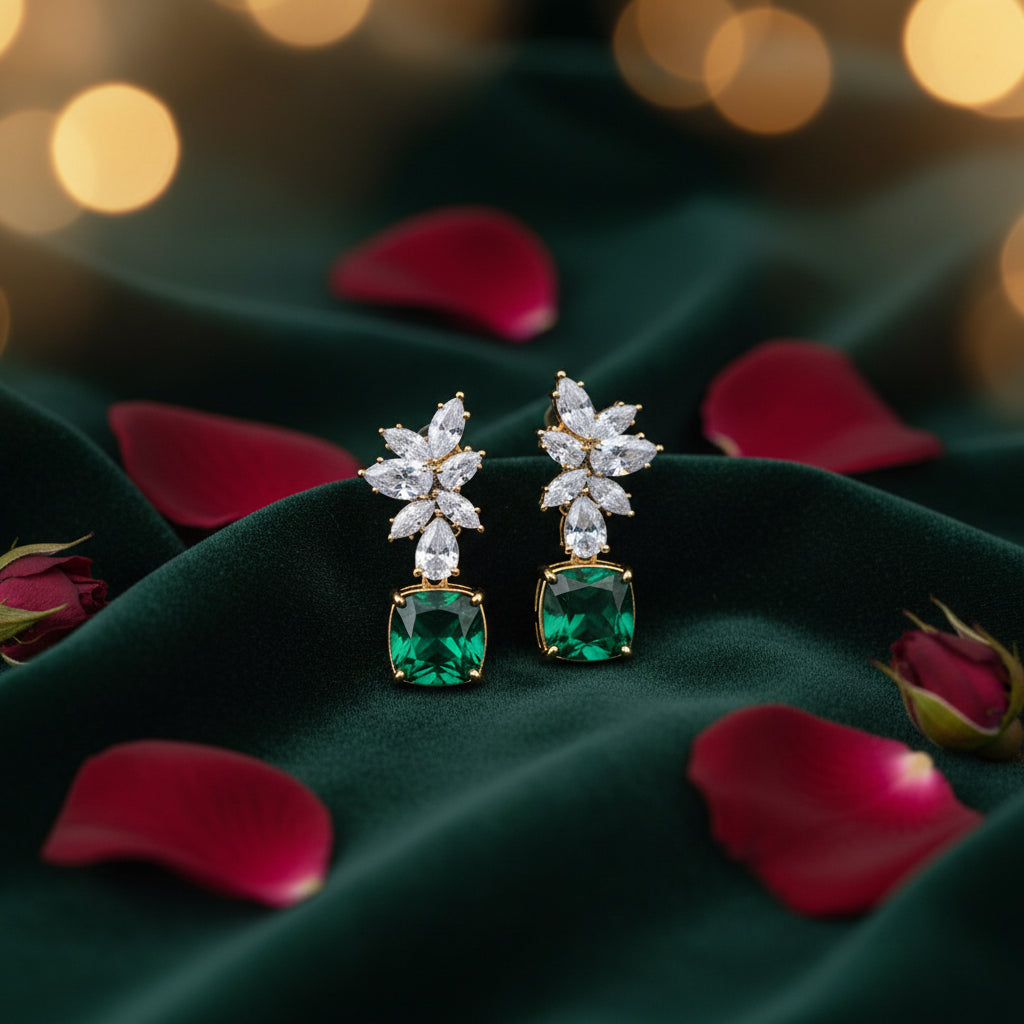 Opulent Leaf Earrings
