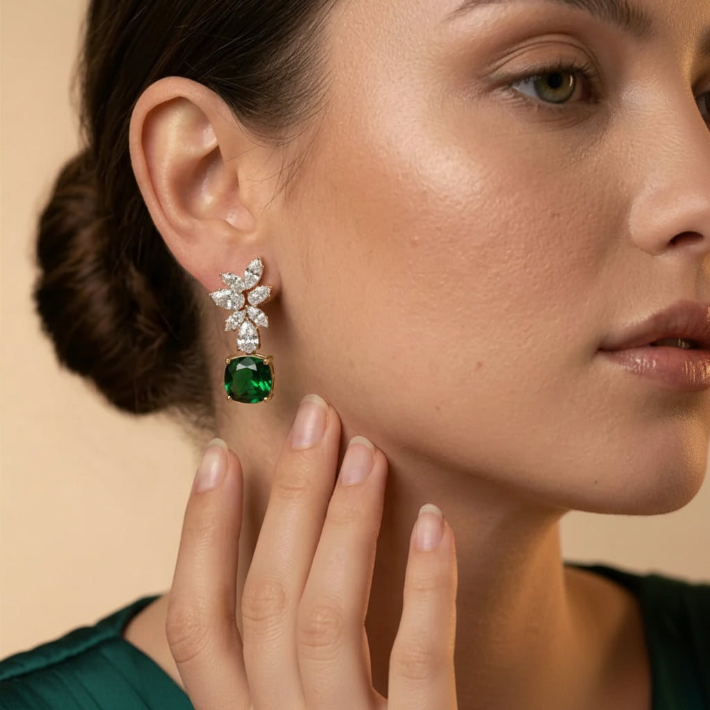 Opulent Leaf Earrings