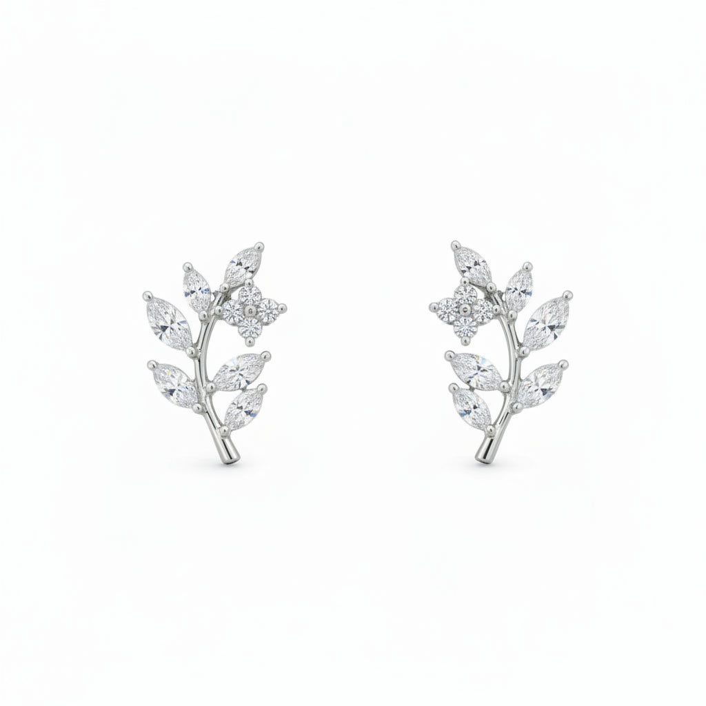 Petal Vine Stud Earrings