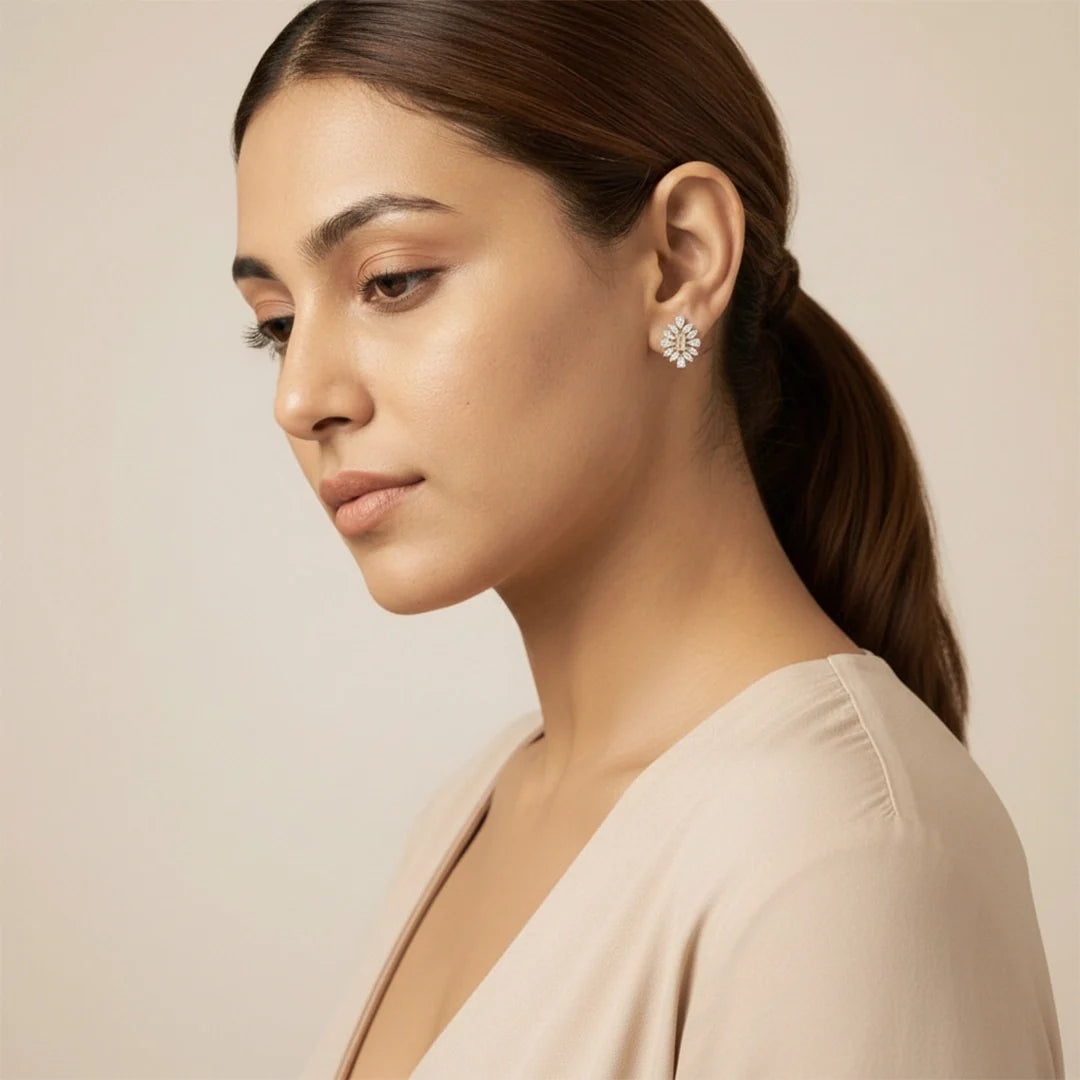 Solara Bloom Stud Earrings