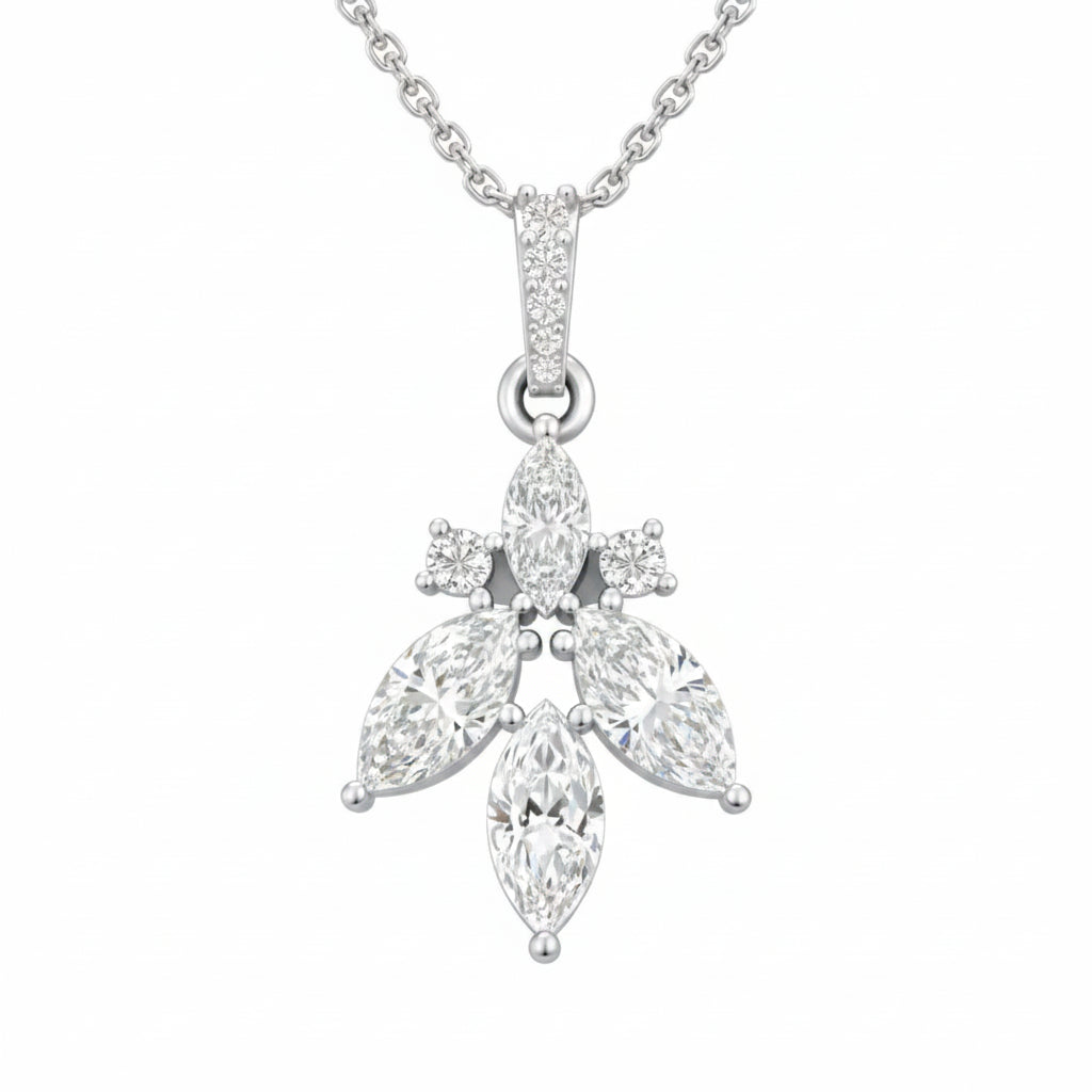 Asterelle Marquise Pendant