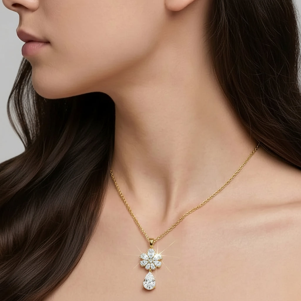 Moonlit Bloom Pendants